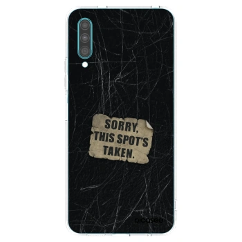 Picasee silikónový prehľadný obal pre Samsung Galaxy A30s A307F - SORRY