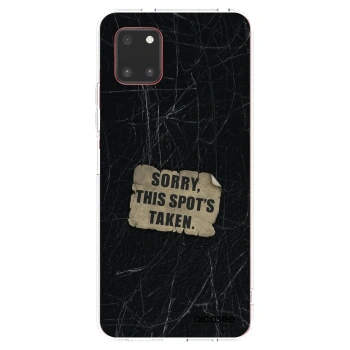 Picasee silikónový prehľadný obal pre Samsung Galaxy Note 10 Lite N770F - SORRY