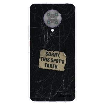 Picasee silikónový prehľadný obal pre Xiaomi Poco F2 Pro - SORRY