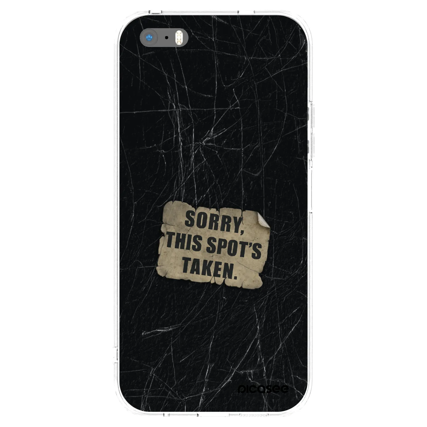 Picasee silikónový prehľadný obal pre Apple iPhone 5/5S/SE - SORRY