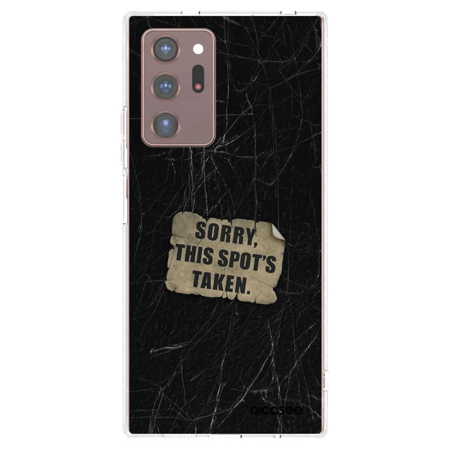 Picasee silikónový prehľadný obal pre Samsung Galaxy Note 20 Ultra - SORRY