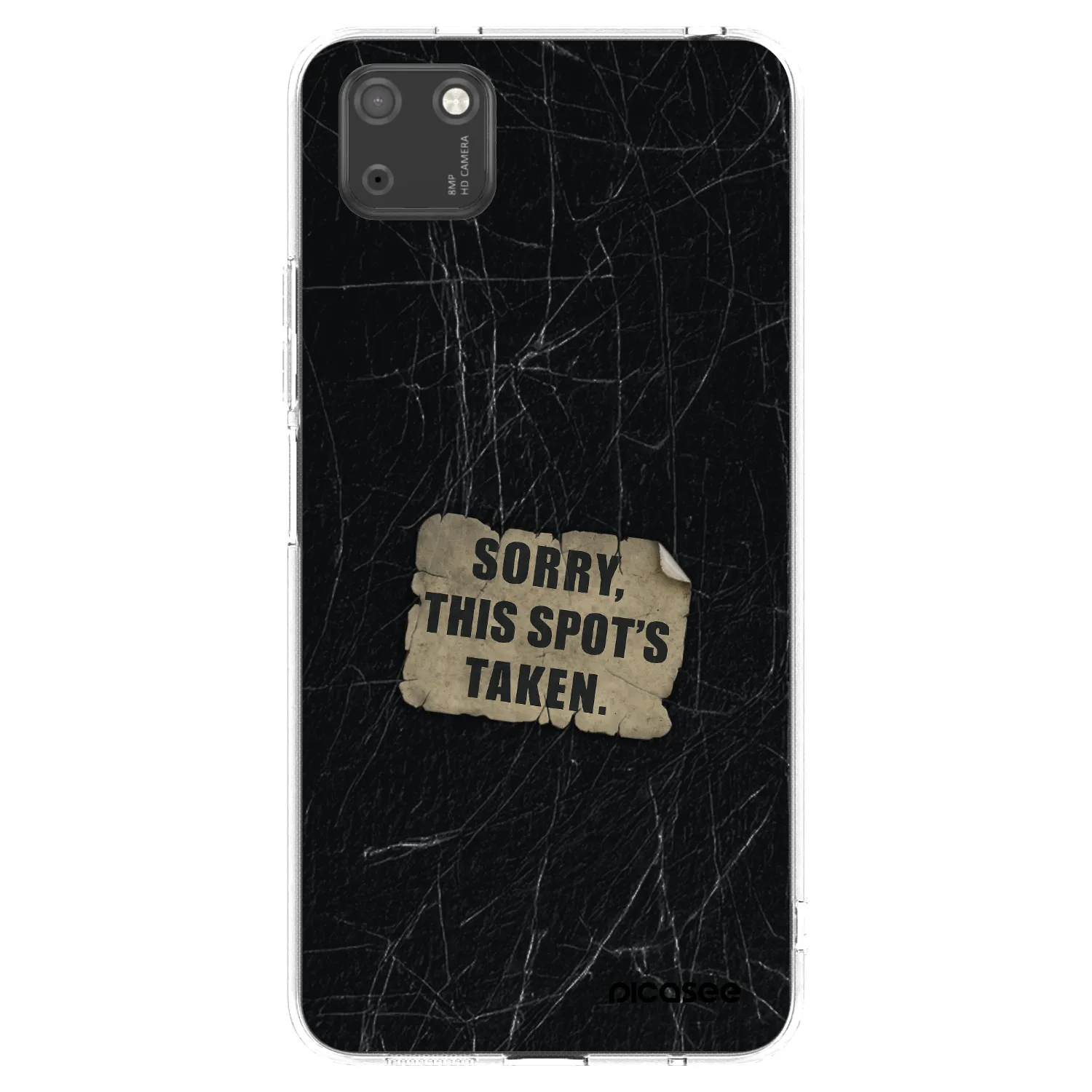 Picasee silikónový prehľadný obal pre Huawei Y5P - SORRY