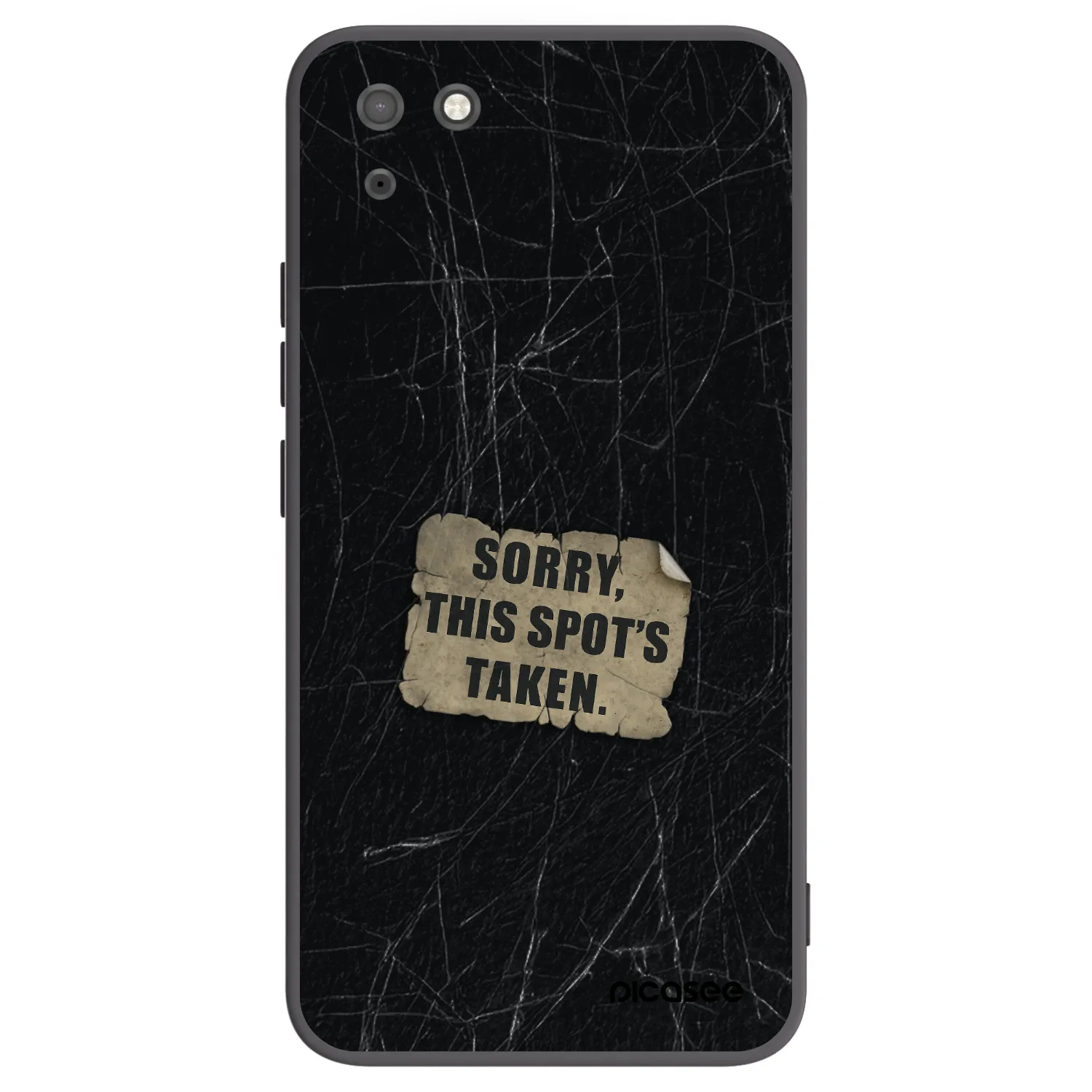 Picasee silikónový čierny obal pre Huawei Y5P - SORRY