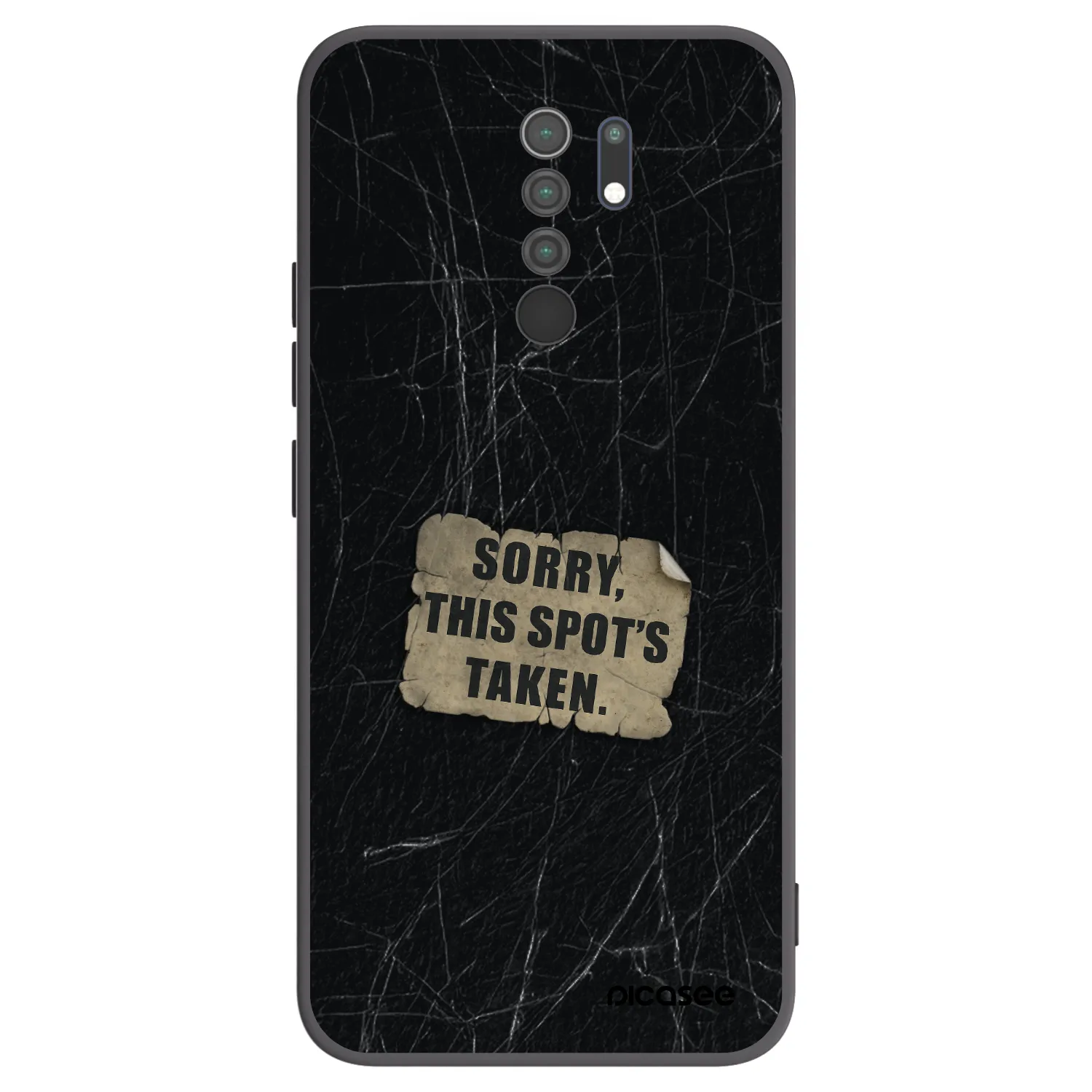 Picasee silikónový čierny obal pre Xiaomi Redmi 9 - SORRY