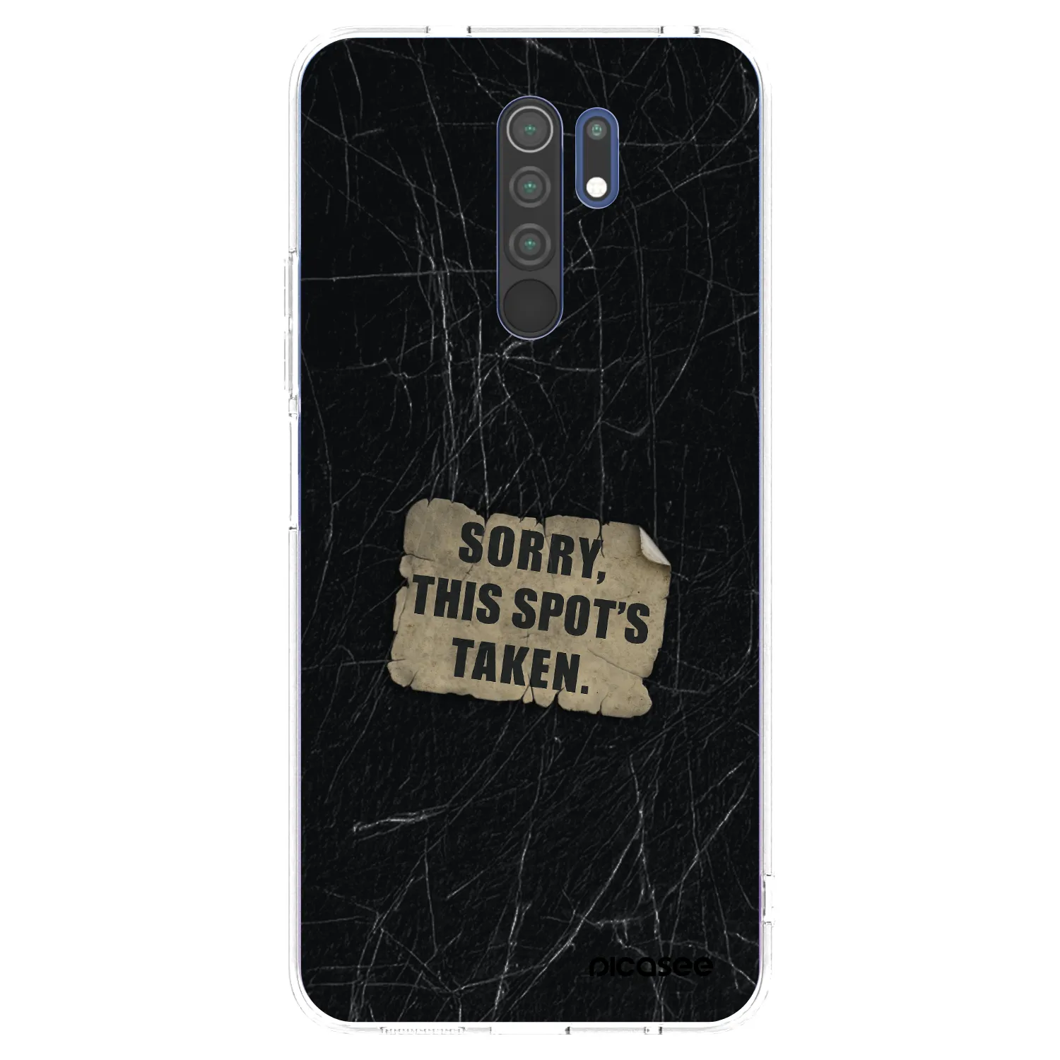Picasee silikónový prehľadný obal pre Xiaomi Redmi 9 - SORRY