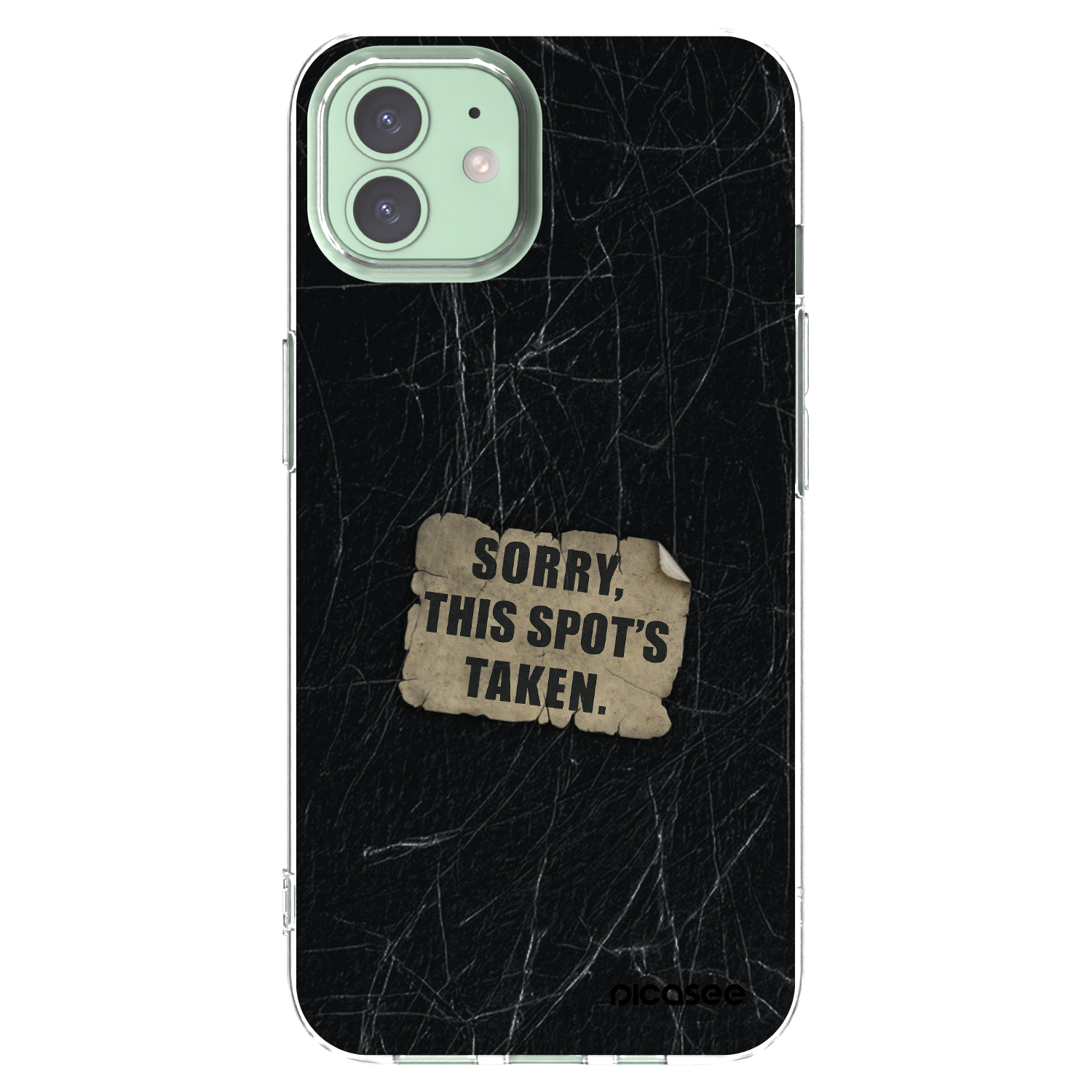 Silikónový prehľadný obal pre Apple iPhone 12 - SORRY
