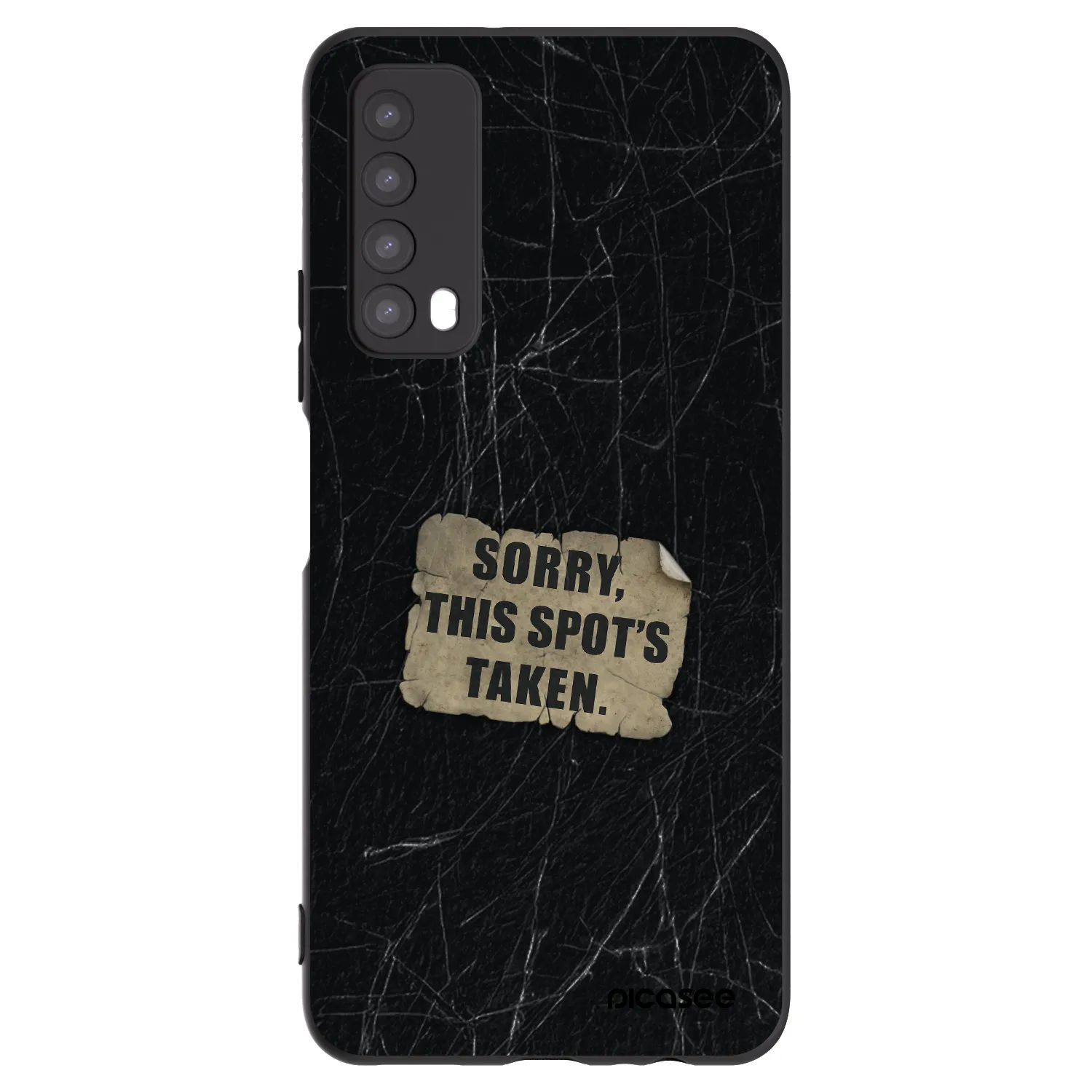 Silikónový čierny obal pre Huawei P Smart 2021 - SORRY