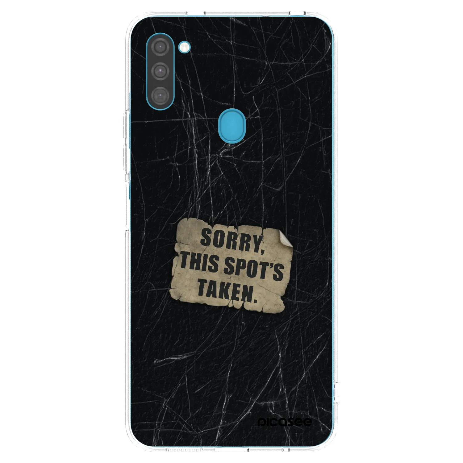 Picasee silikónový prehľadný obal pre Samsung Galaxy M11 - SORRY