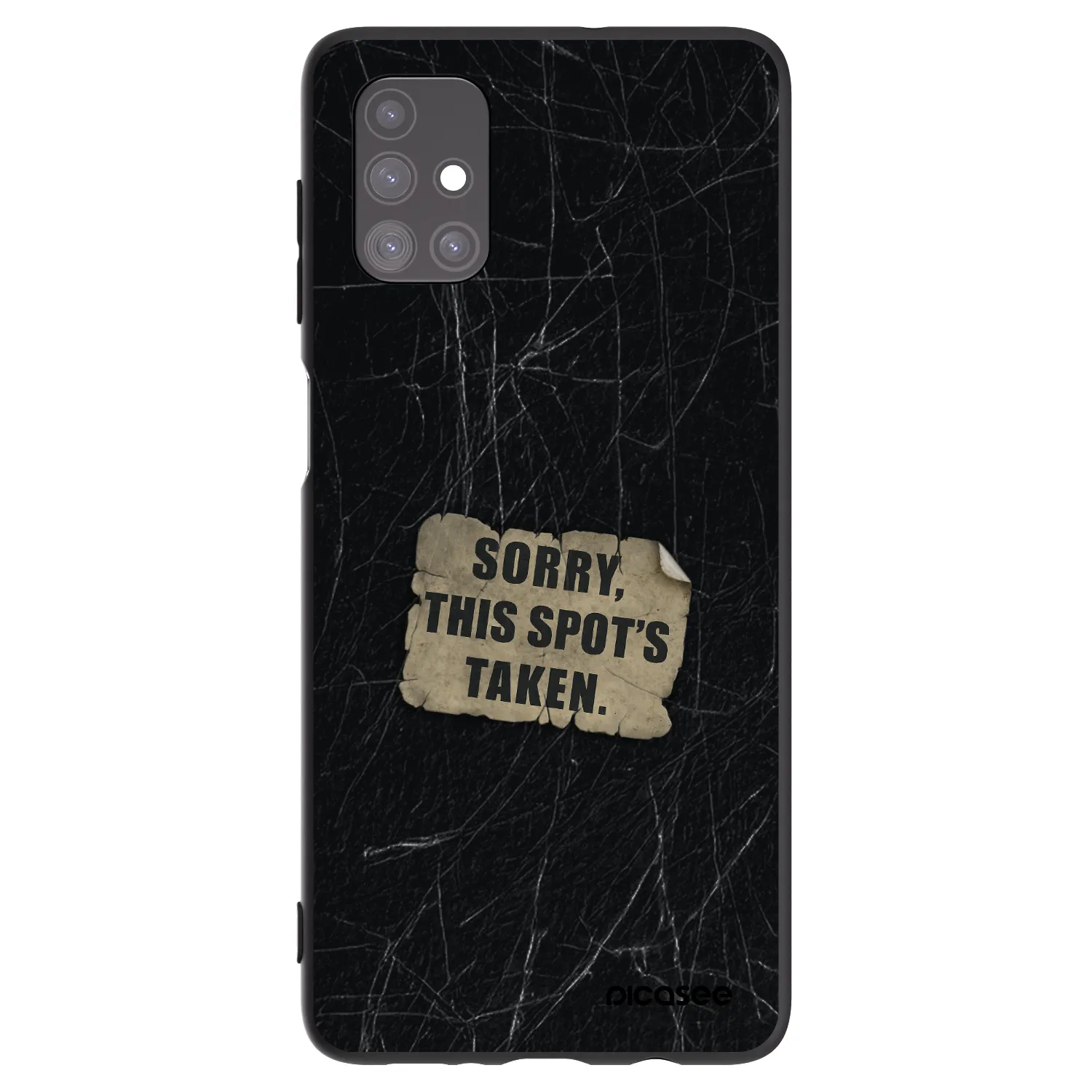 Picasee silikónový čierny obal pre Samsung Galaxy M51 M515F - SORRY