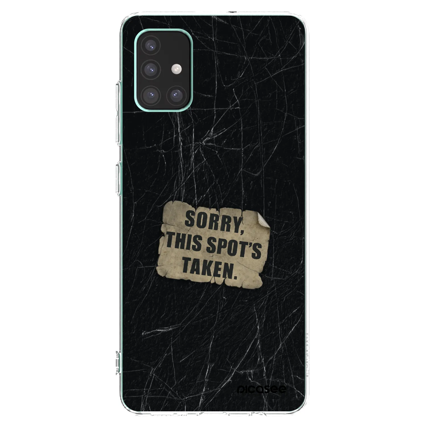 Picasee silikónový prehľadný obal pre Samsung Galaxy M51 M515F - SORRY