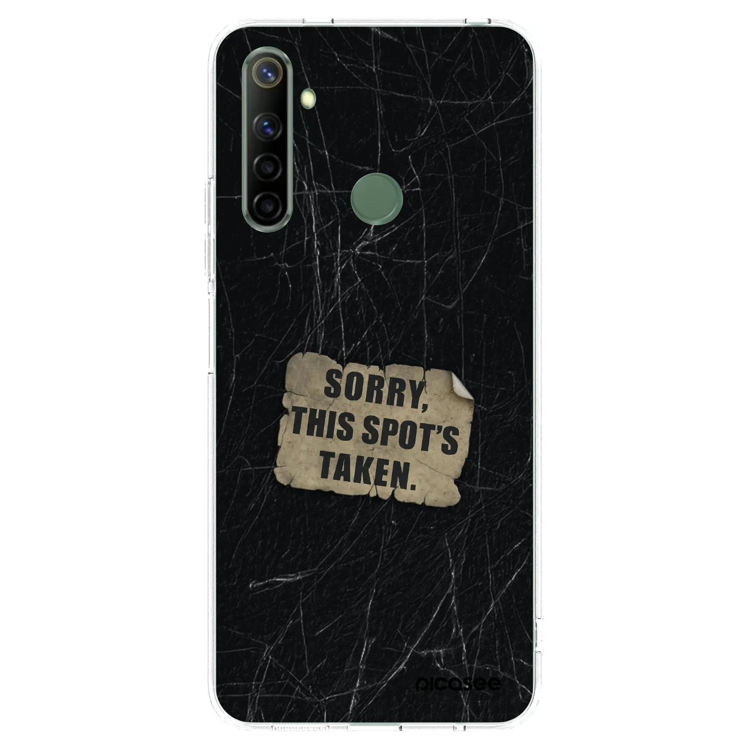 Picasee silikónový prehľadný obal pre Realme 6i - SORRY