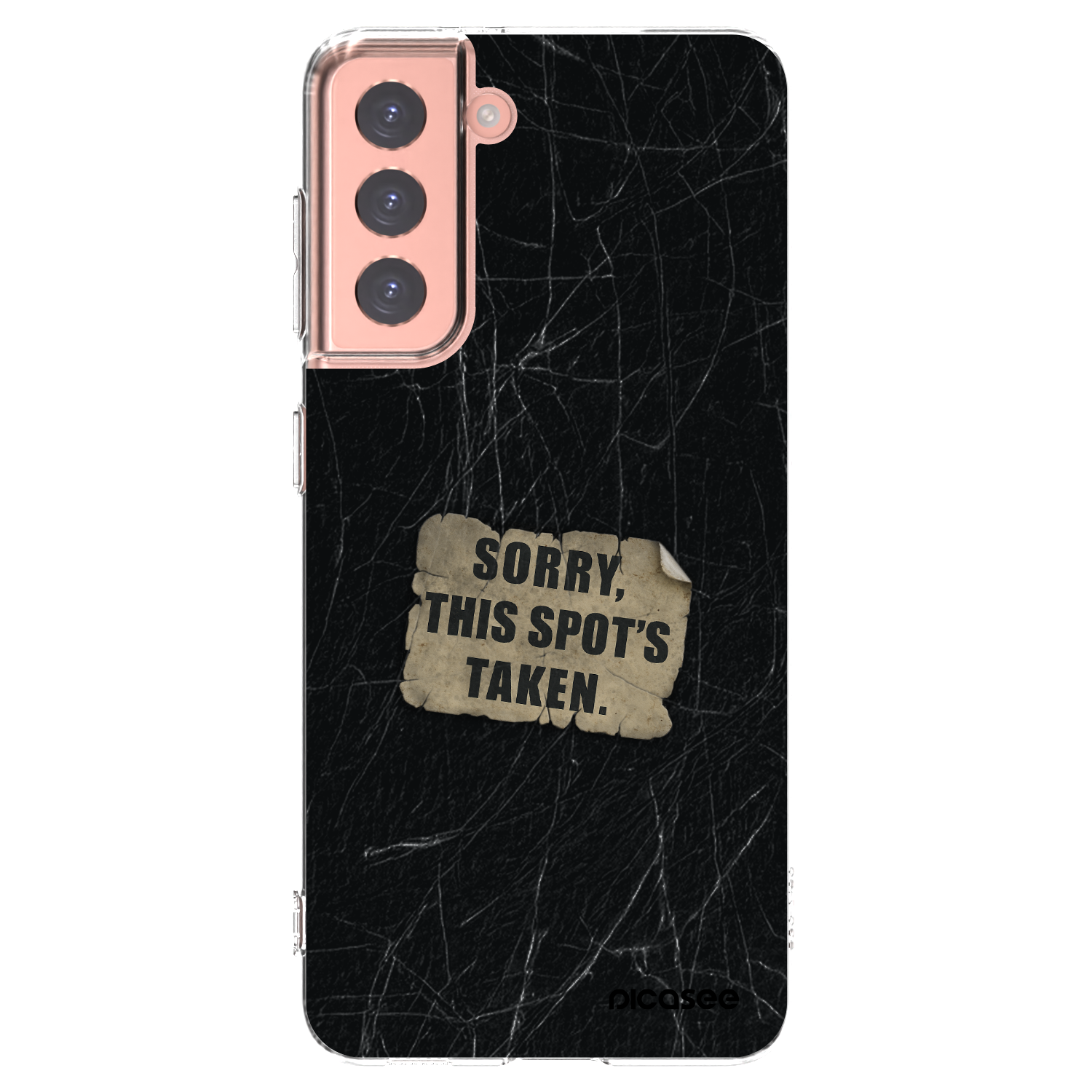 Silikónový prehľadný obal pre Samsung Galaxy S21 5G G991B - SORRY