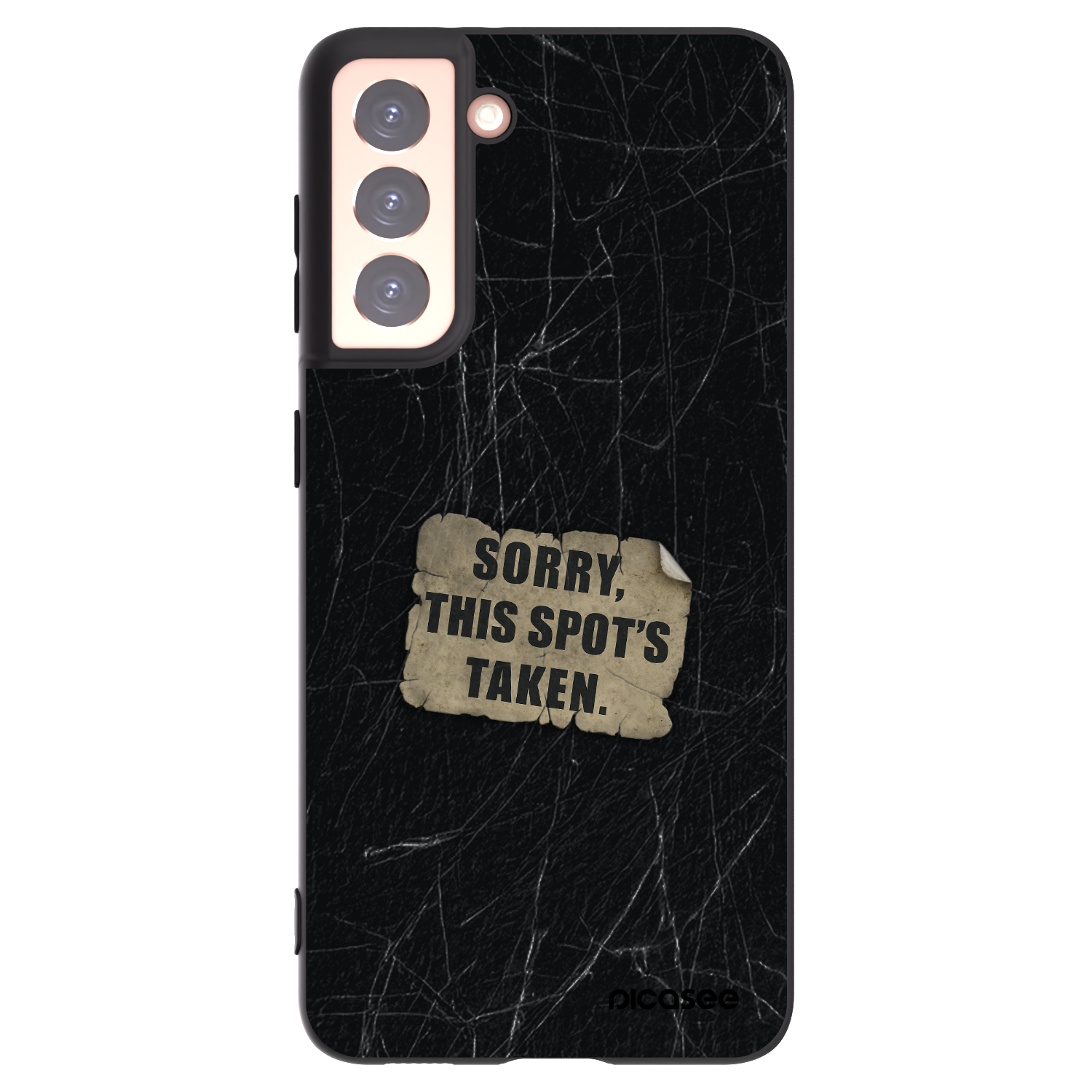 Silikónový čierny obal pre Samsung Galaxy S21 5G G991B - SORRY