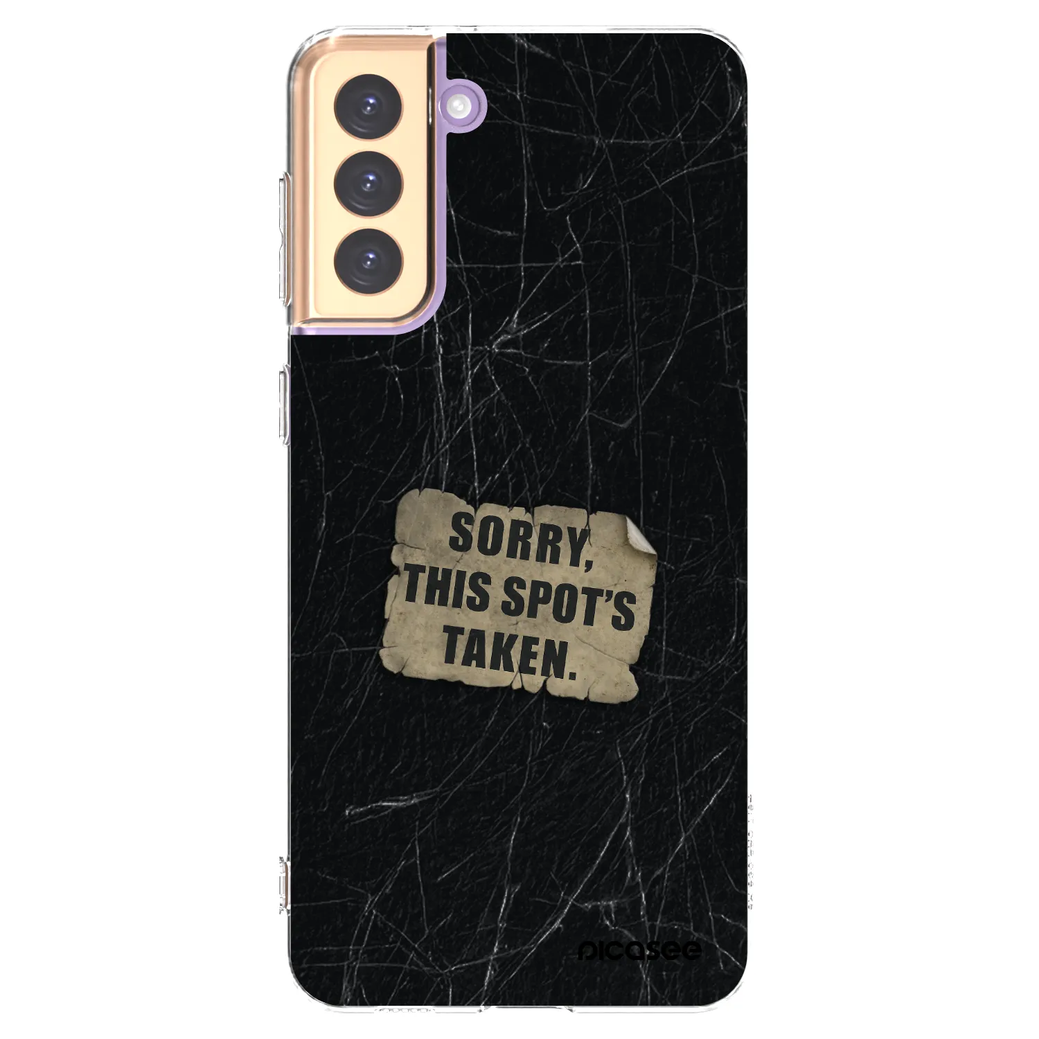 Picasee silikónový prehľadný obal pre Samsung Galaxy S21+ 5G G996F - SORRY