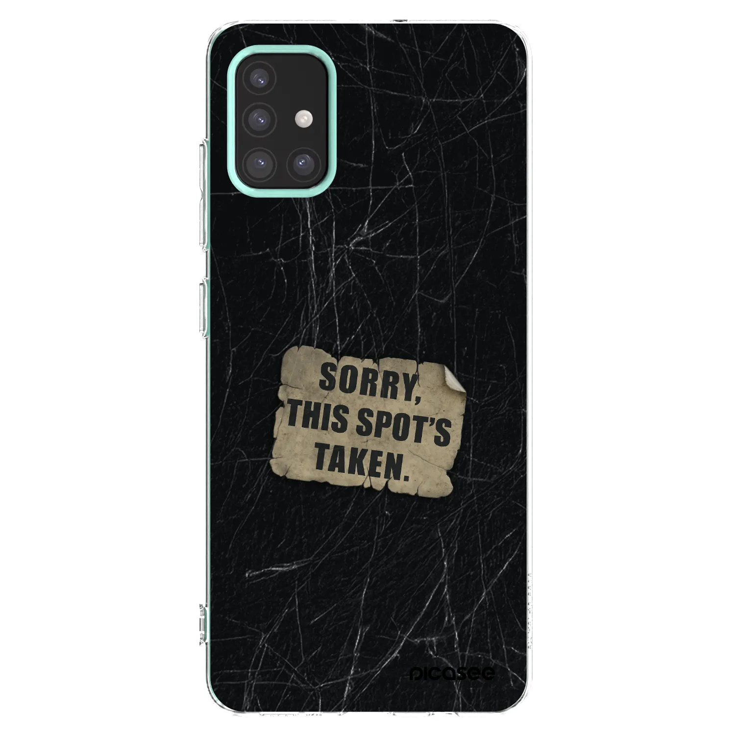 Picasee silikónový prehľadný obal pre Samsung Galaxy M31s - SORRY