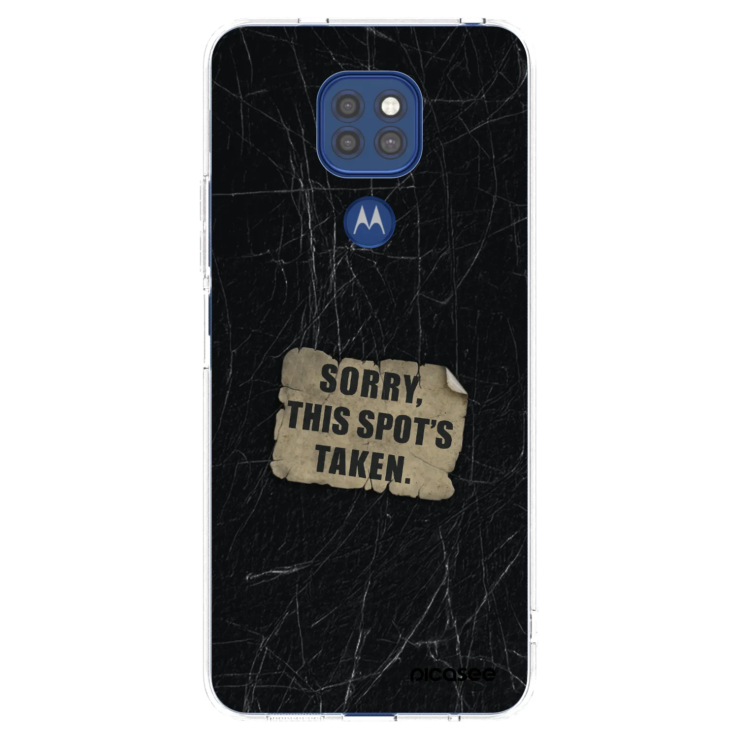 Silikónový prehľadný obal pre Motorola Moto G9 Play - SORRY