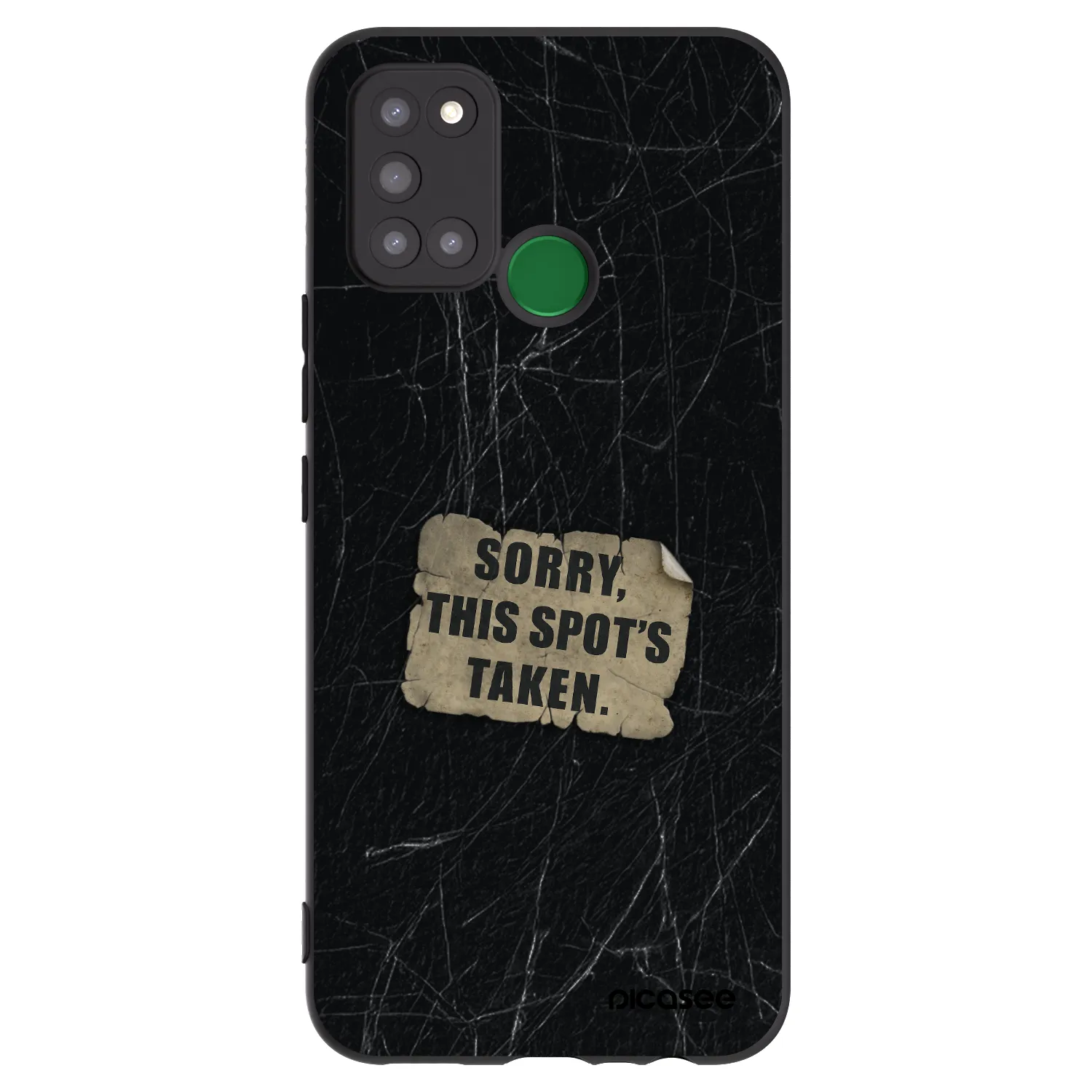 Picasee silikónový čierny obal pre Realme 7i - SORRY
