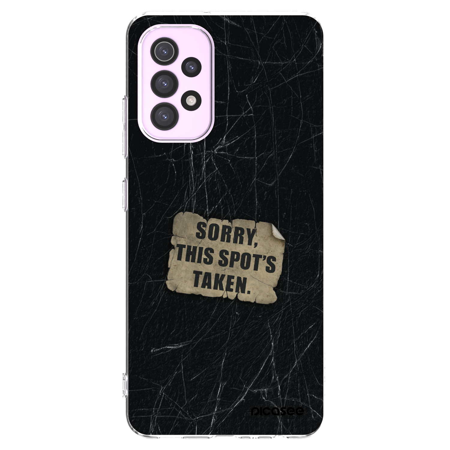 Picasee silikónový prehľadný obal pre Samsung Galaxy A32 5G A326B - SORRY