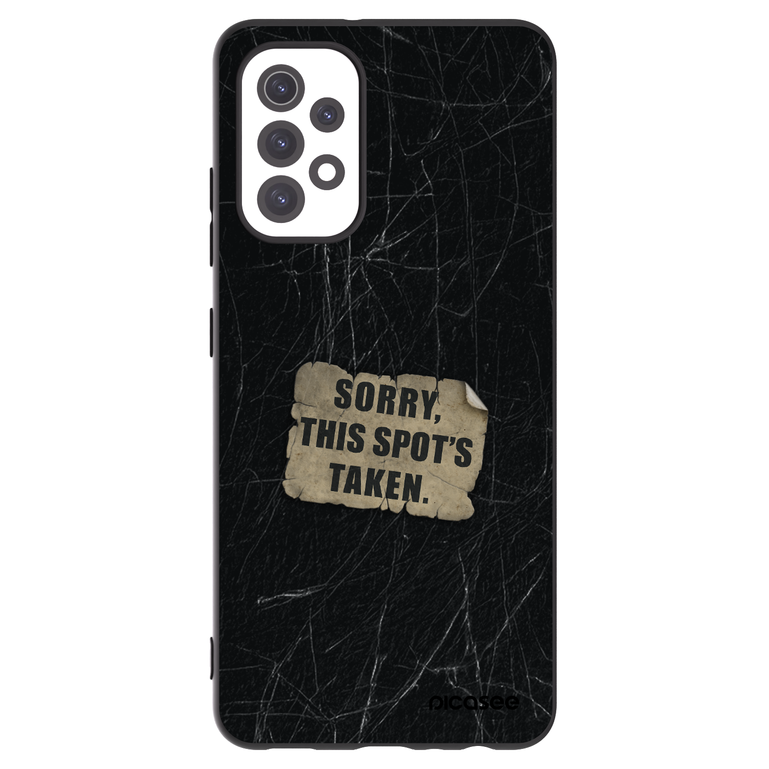 Picasee silikónový čierny obal pre Samsung Galaxy A32 5G A326B - SORRY