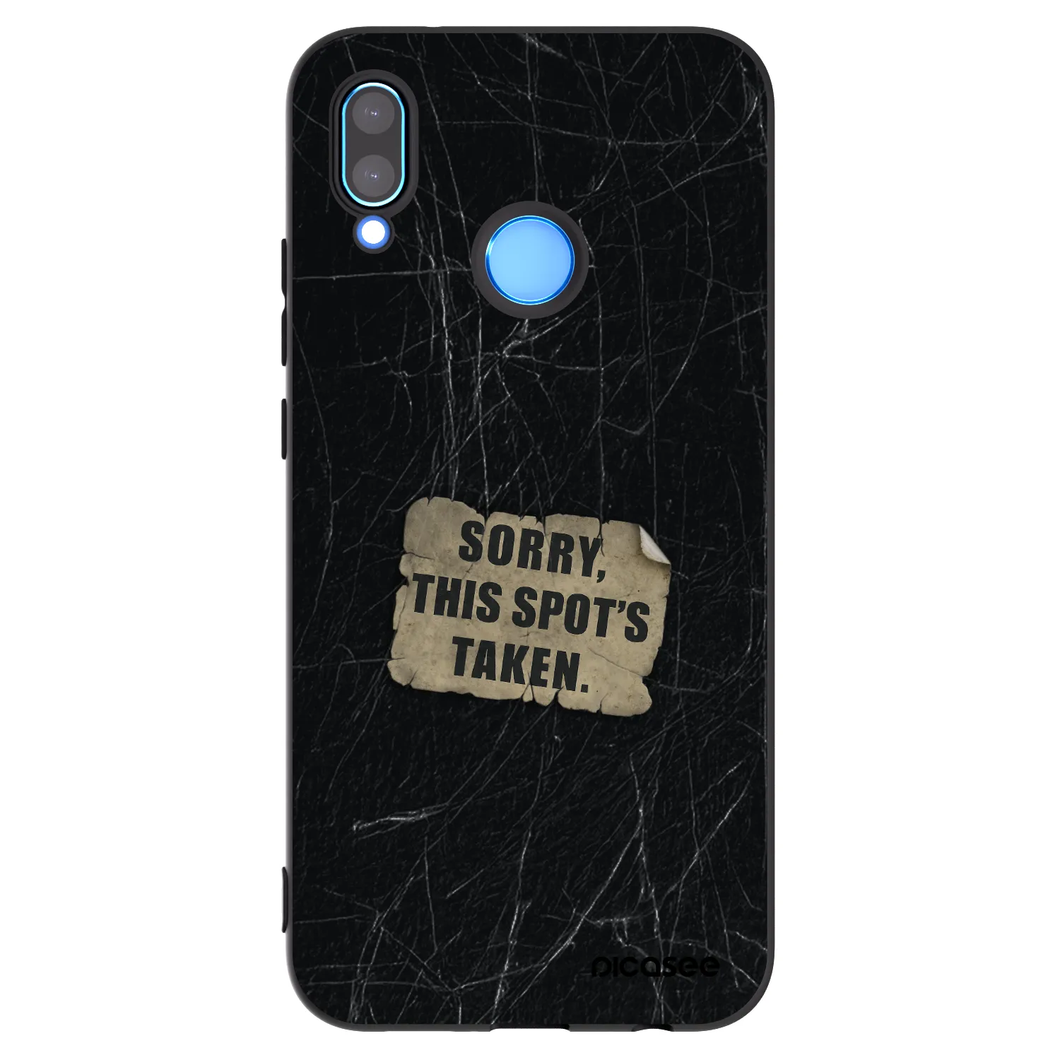 Picasee silikónový čierny obal pre Huawei P20 Lite - SORRY