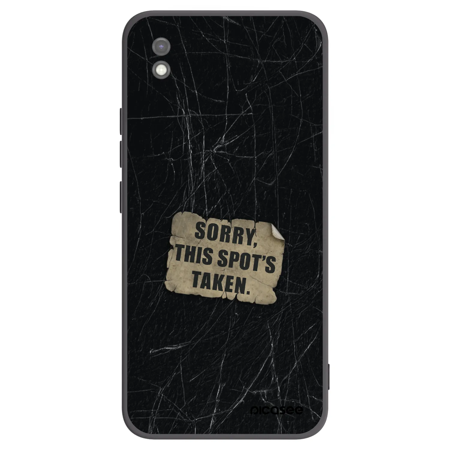Picasee silikónový čierny obal pre Xiaomi Redmi 9AT - SORRY