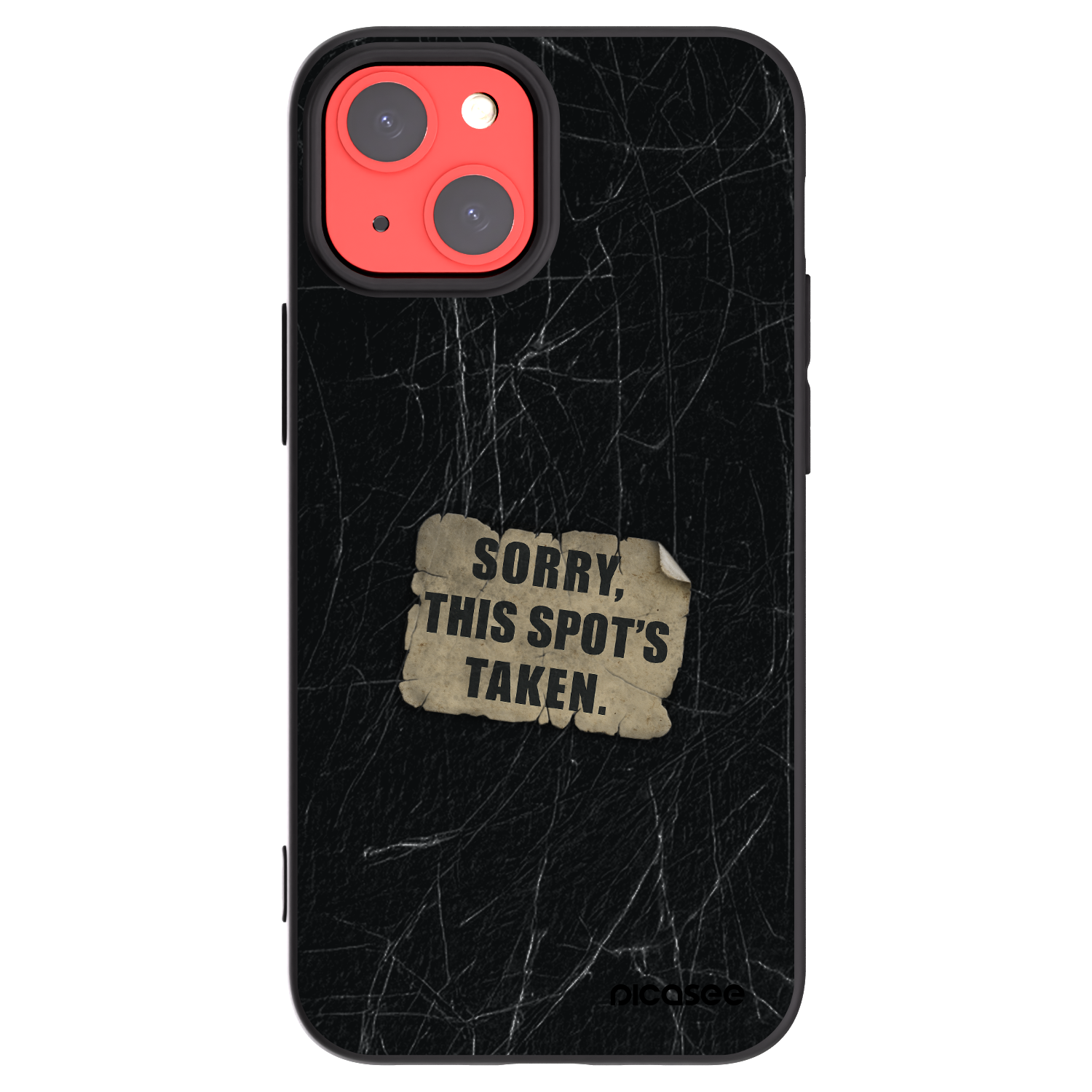 Picasee silikónový čierny obal pre Apple iPhone 13 mini - SORRY