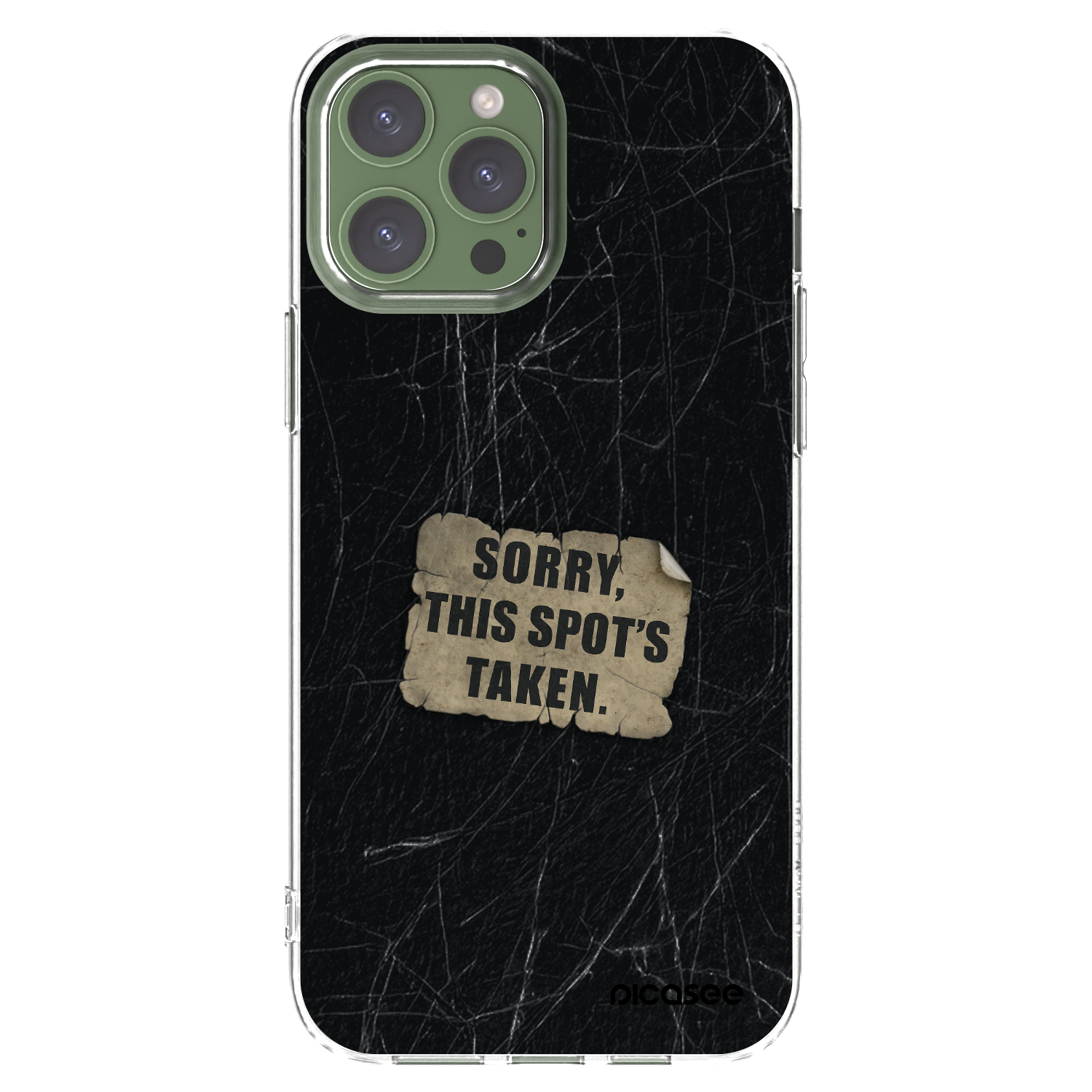 Silikónový prehľadný obal pre Apple iPhone 13 Pro Max - SORRY