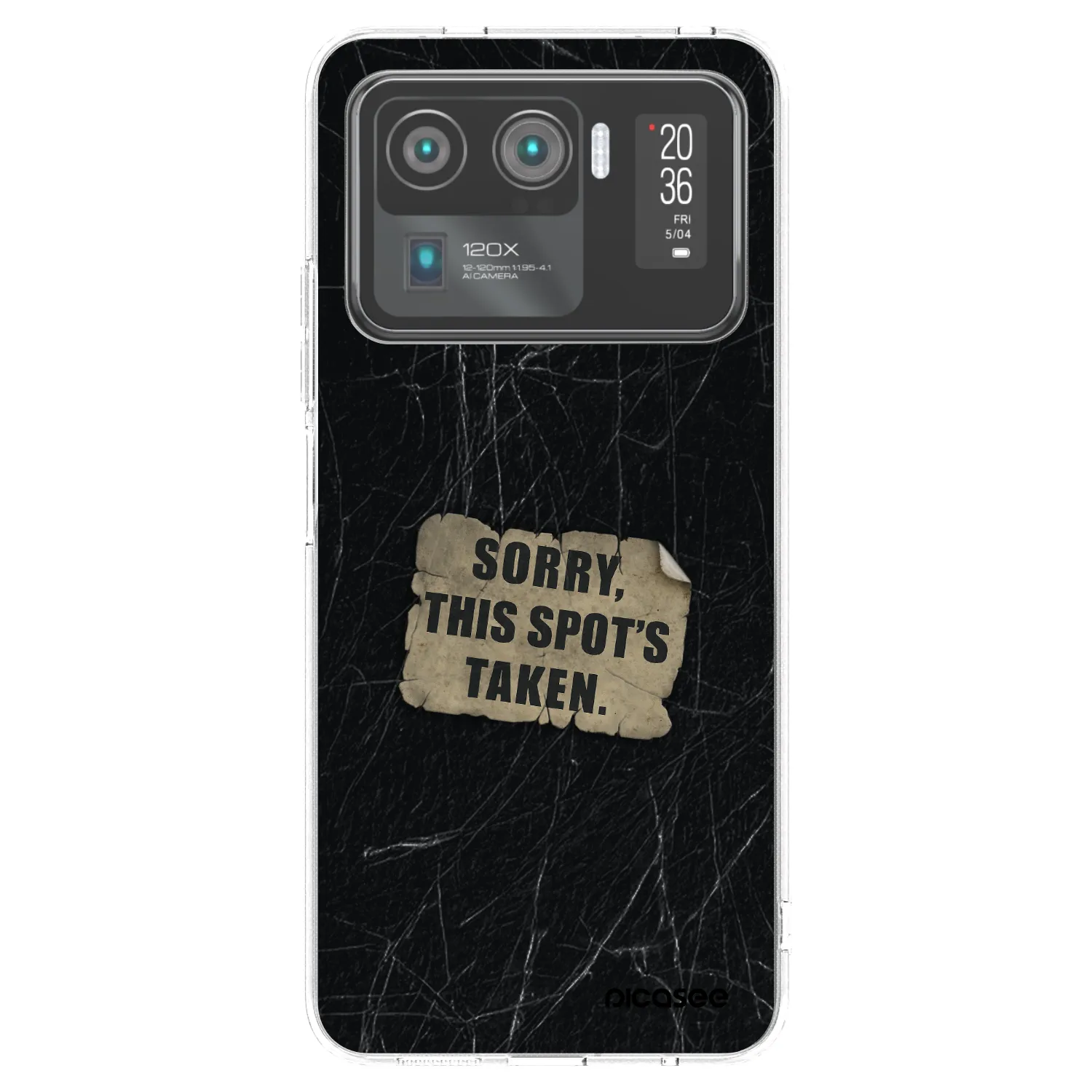 Picasee silikónový prehľadný obal pre Xiaomi Mi 11 Ultra - SORRY
