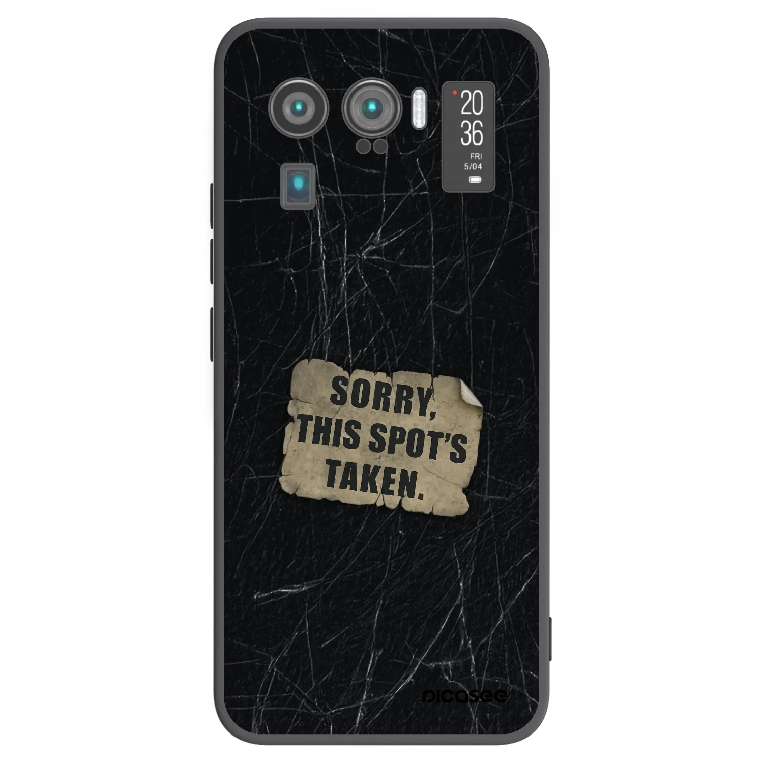 Picasee silikónový čierny obal pre Xiaomi Mi 11 Ultra - SORRY