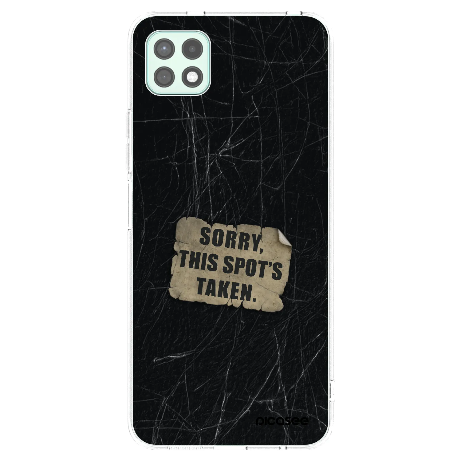 Picasee silikónový prehľadný obal pre Samsung Galaxy A22 A226B 5G - SORRY