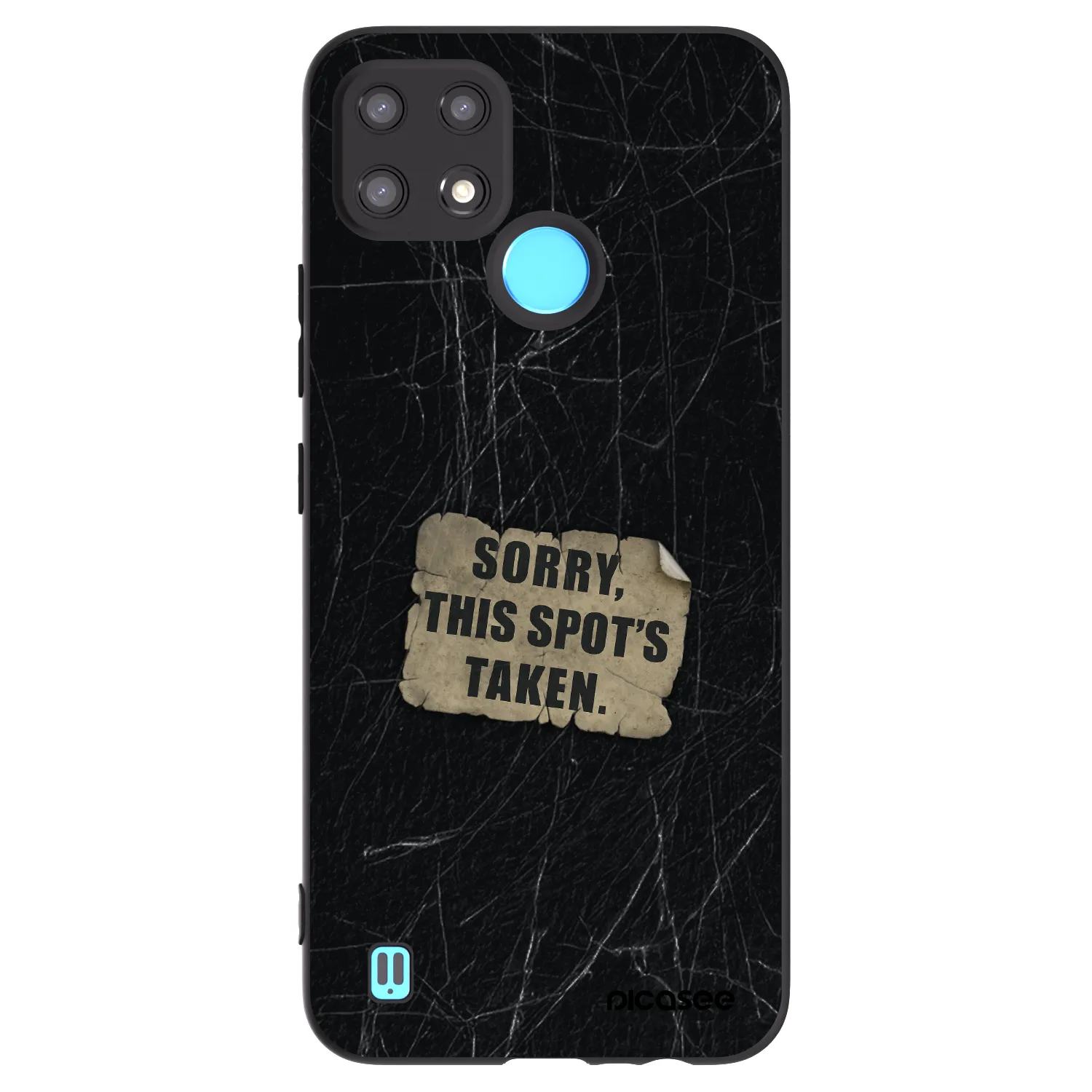 Picasee silikónový čierny obal pre Realme C21 - SORRY