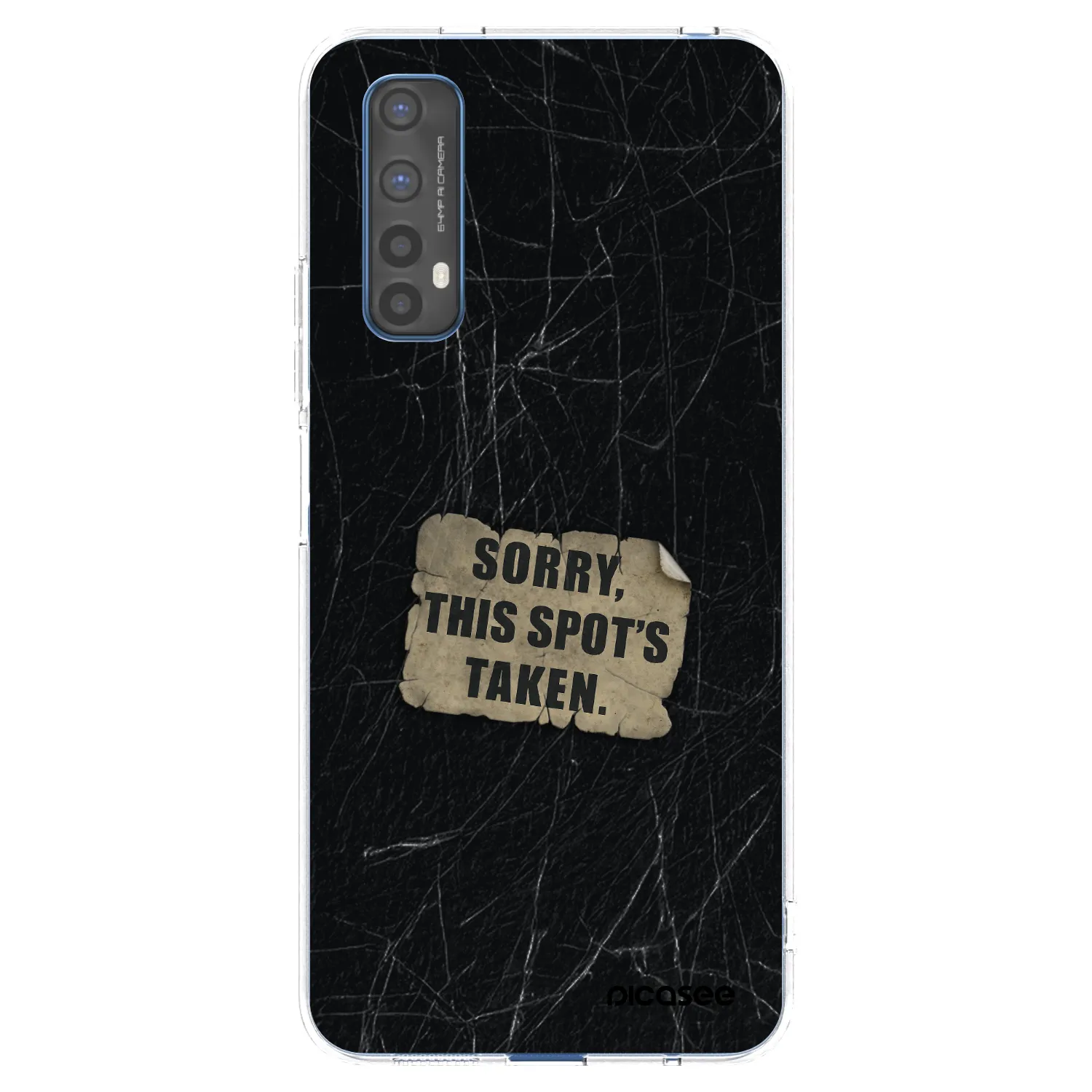 Picasee silikónový prehľadný obal pre Realme 7 - SORRY