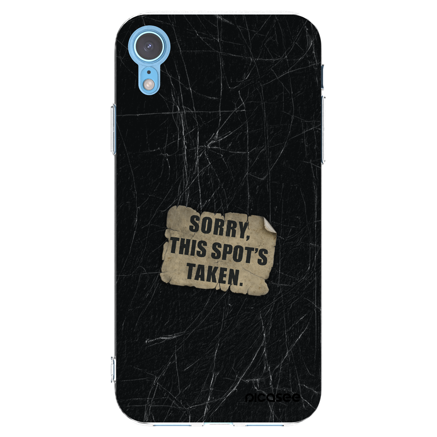 Picasee silikónový prehľadný obal pre Apple iPhone XR - SORRY