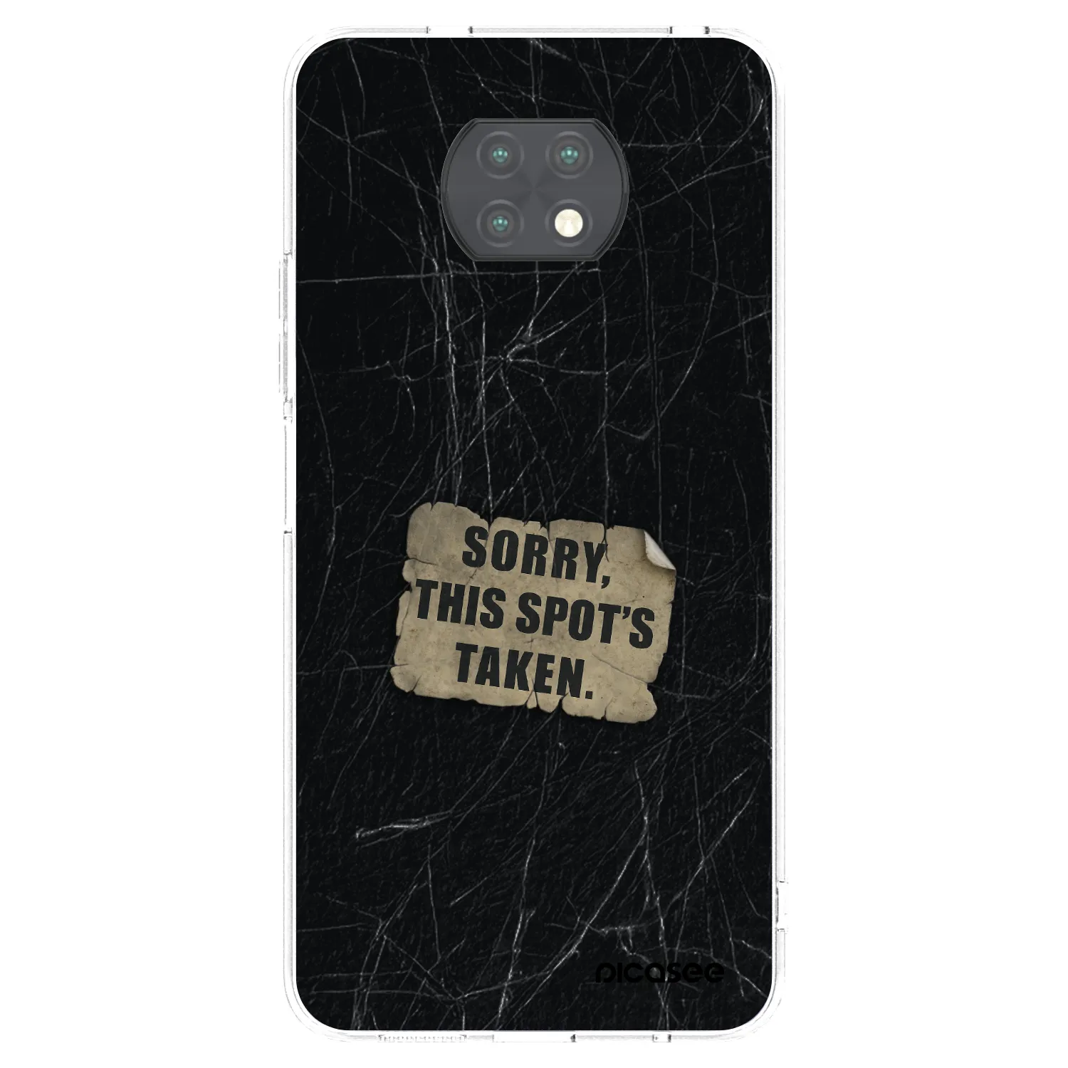 Picasee silikónový prehľadný obal pre Xiaomi Redmi Note 9T - SORRY
