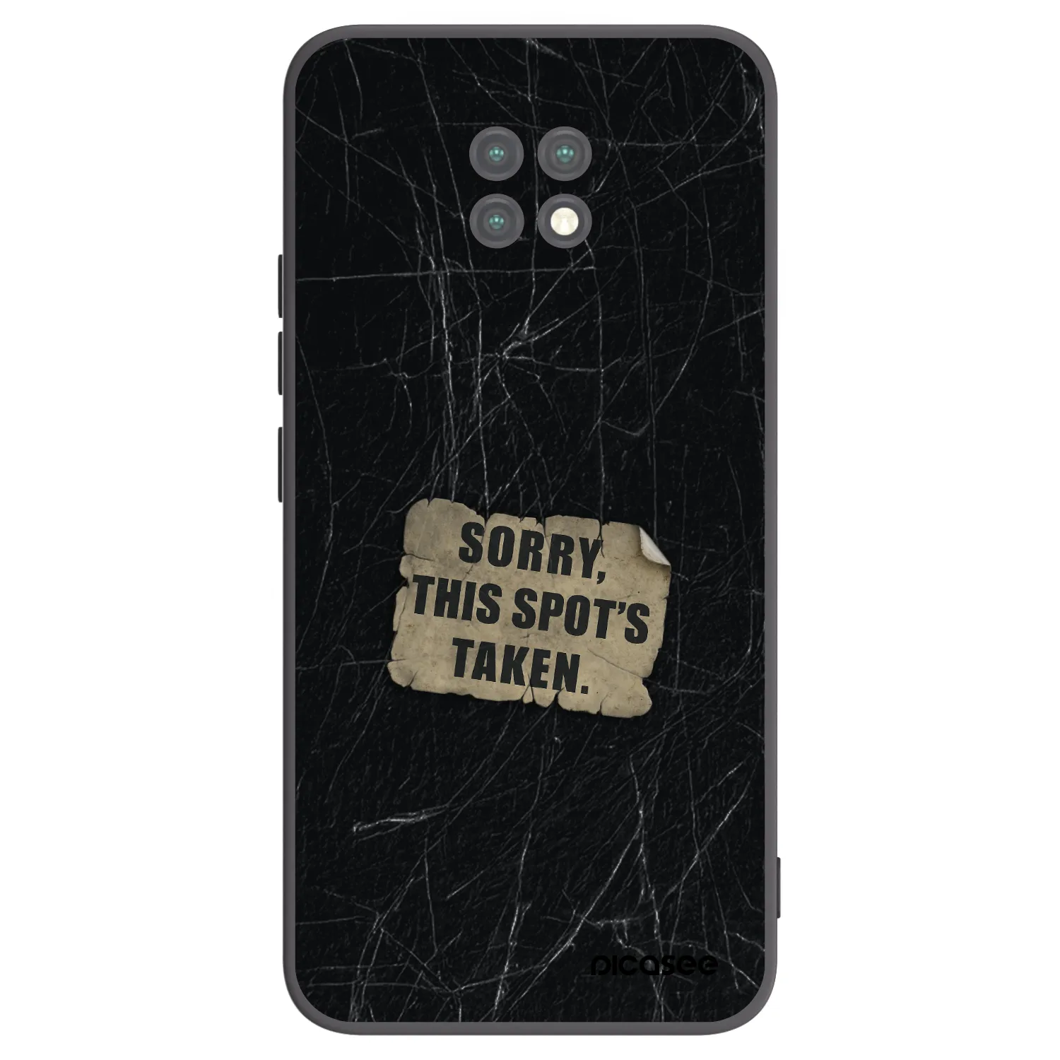 Picasee silikónový čierny obal pre Xiaomi Redmi Note 9T - SORRY