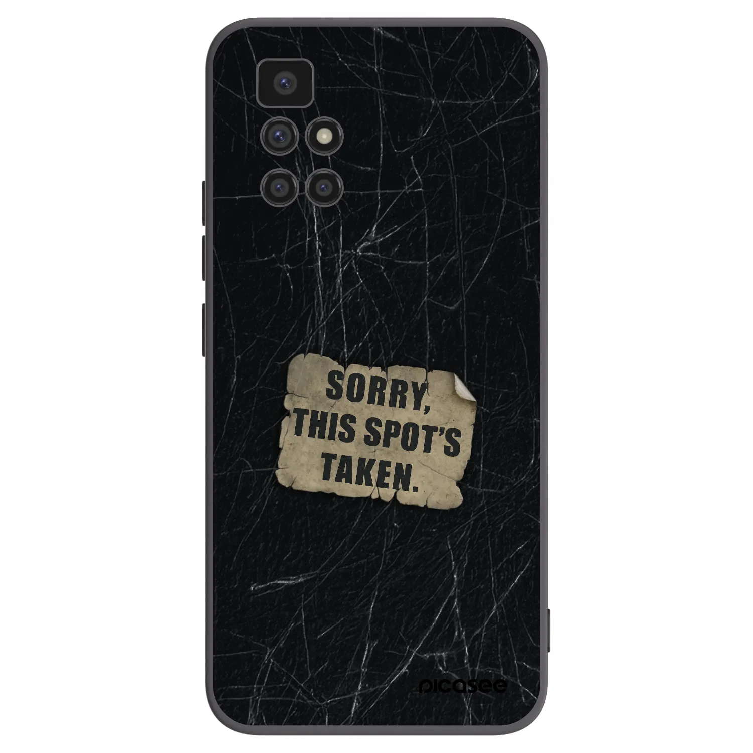 Picasee silikónový čierny obal pre Xiaomi Redmi 10 - SORRY