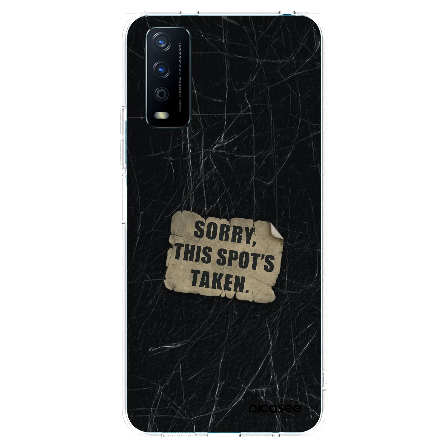 Picasee silikónový prehľadný obal pre Vivo Y11s - SORRY