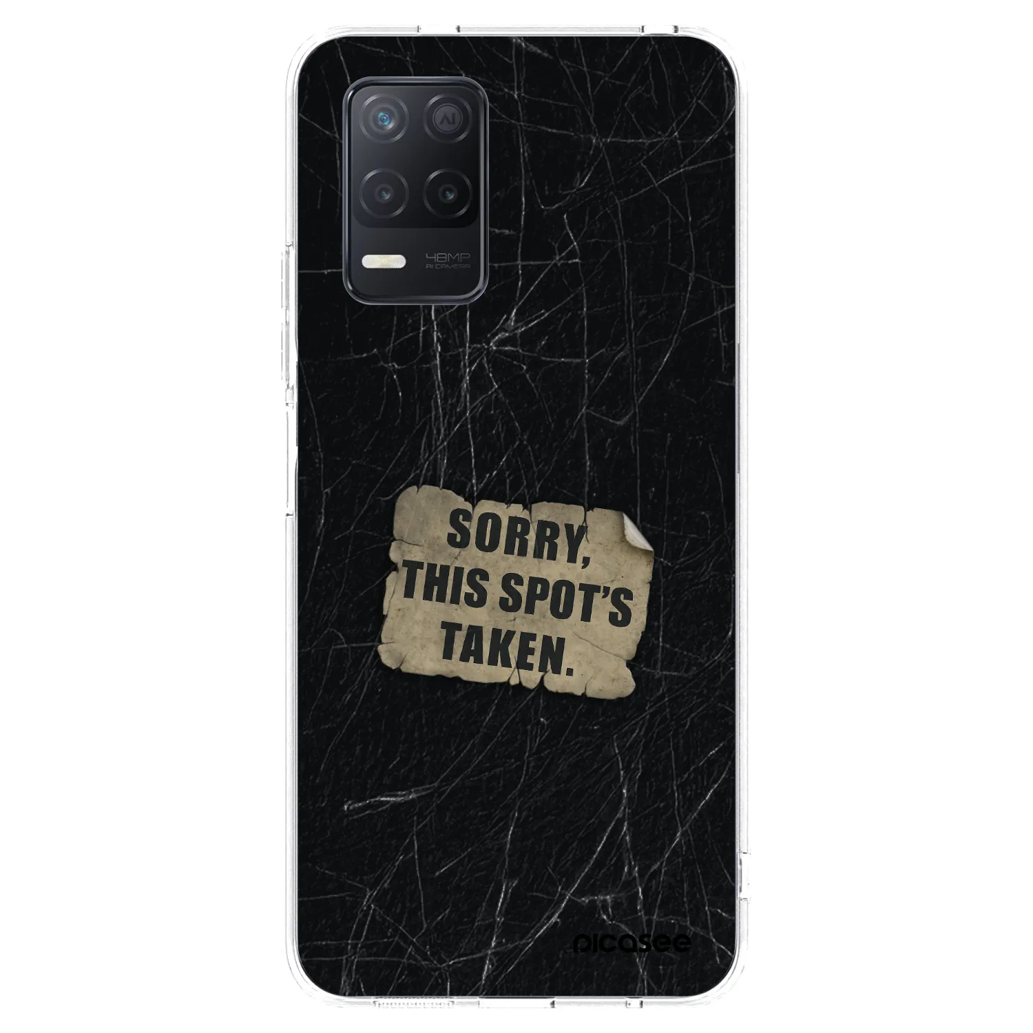 Picasee silikónový prehľadný obal pre Realme 8 5G - SORRY