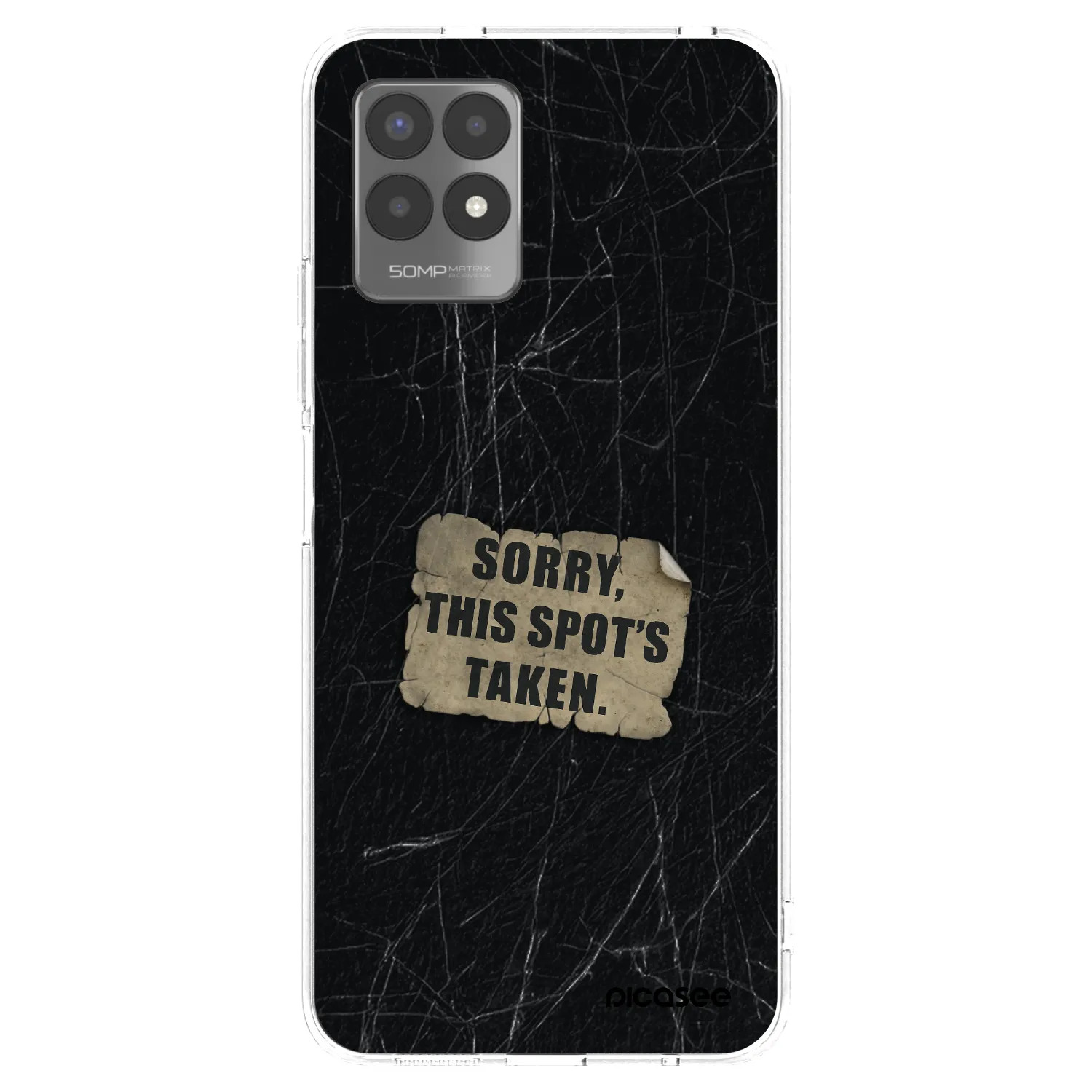 Picasee silikónový prehľadný obal pre Realme 8i - SORRY