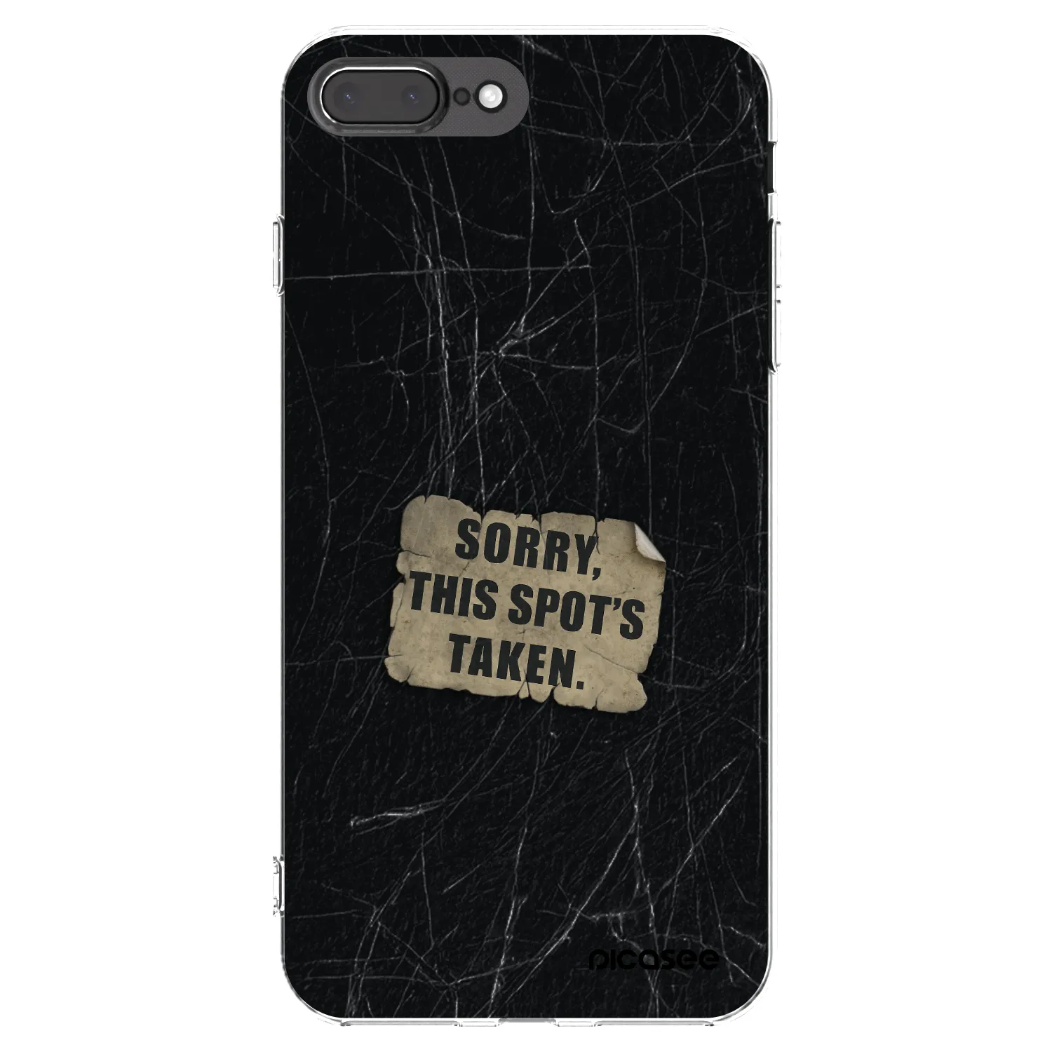 Picasee silikónový prehľadný obal pre Apple iPhone 7 Plus - SORRY
