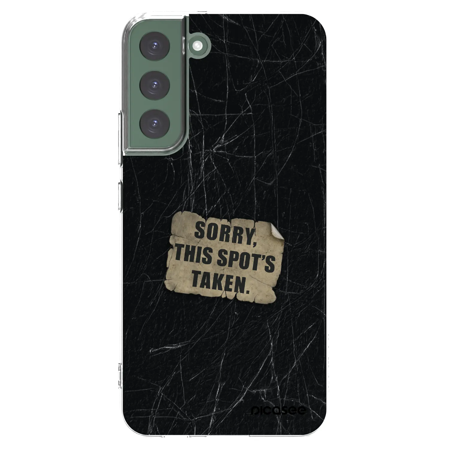 Picasee silikónový prehľadný obal pre Samsung Galaxy S22+ 5G - SORRY