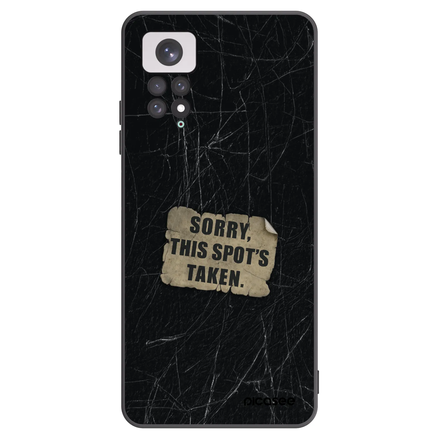 Picasee silikónový čierny obal pre Xiaomi Redmi Note 11 - SORRY