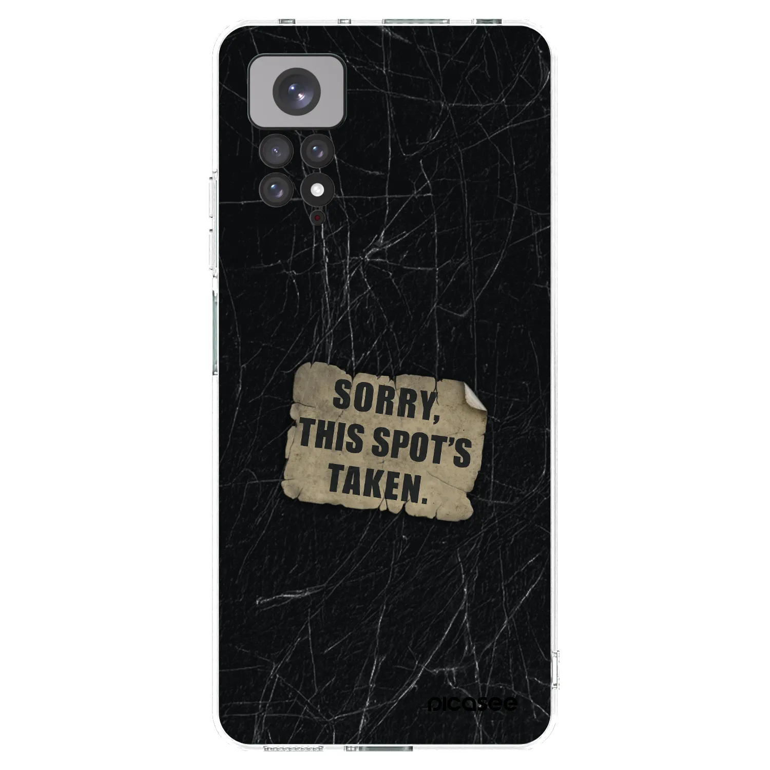 Picasee silikónový prehľadný obal pre Xiaomi Redmi Note 11 - SORRY