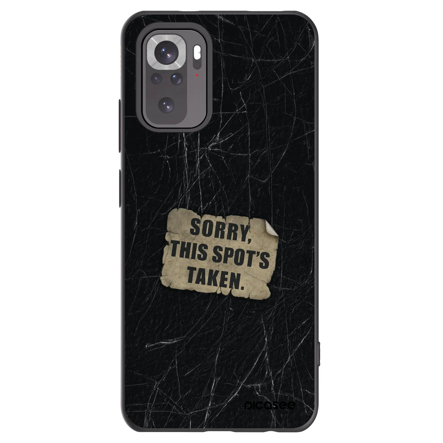 Picasee silikónový čierny obal pre Xiaomi Redmi Note 11S 4G - SORRY