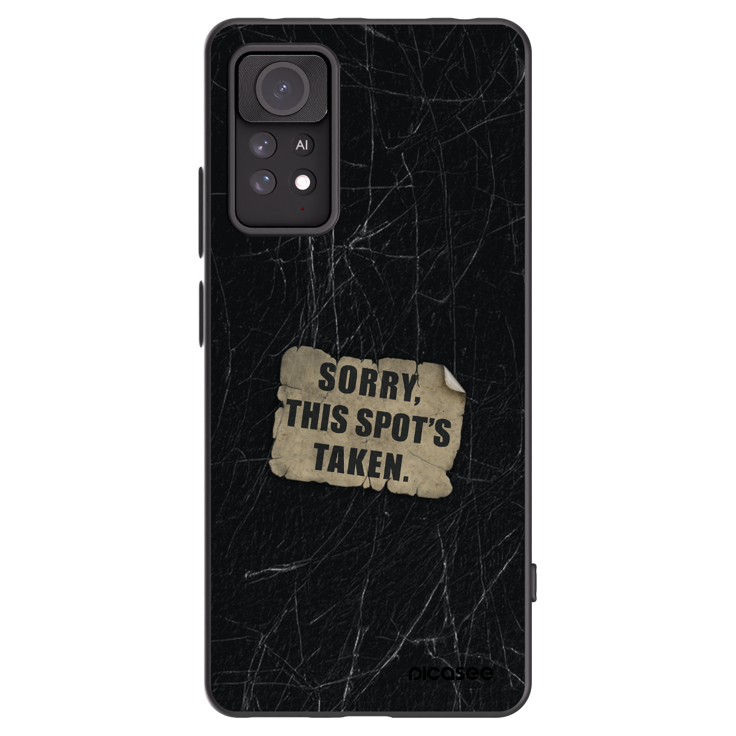 Picasee silikónový čierny obal pre Xiaomi Redmi Note 11 Pro - SORRY
