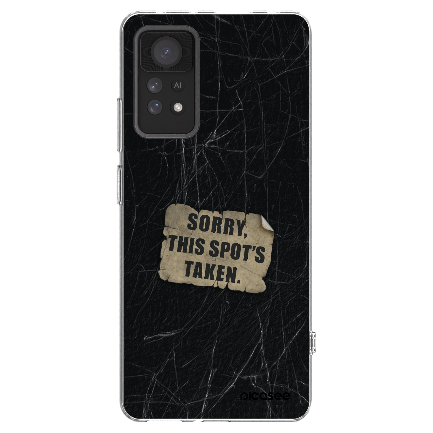 Picasee silikónový prehľadný obal pre Xiaomi Redmi Note 11 Pro 5G - SORRY