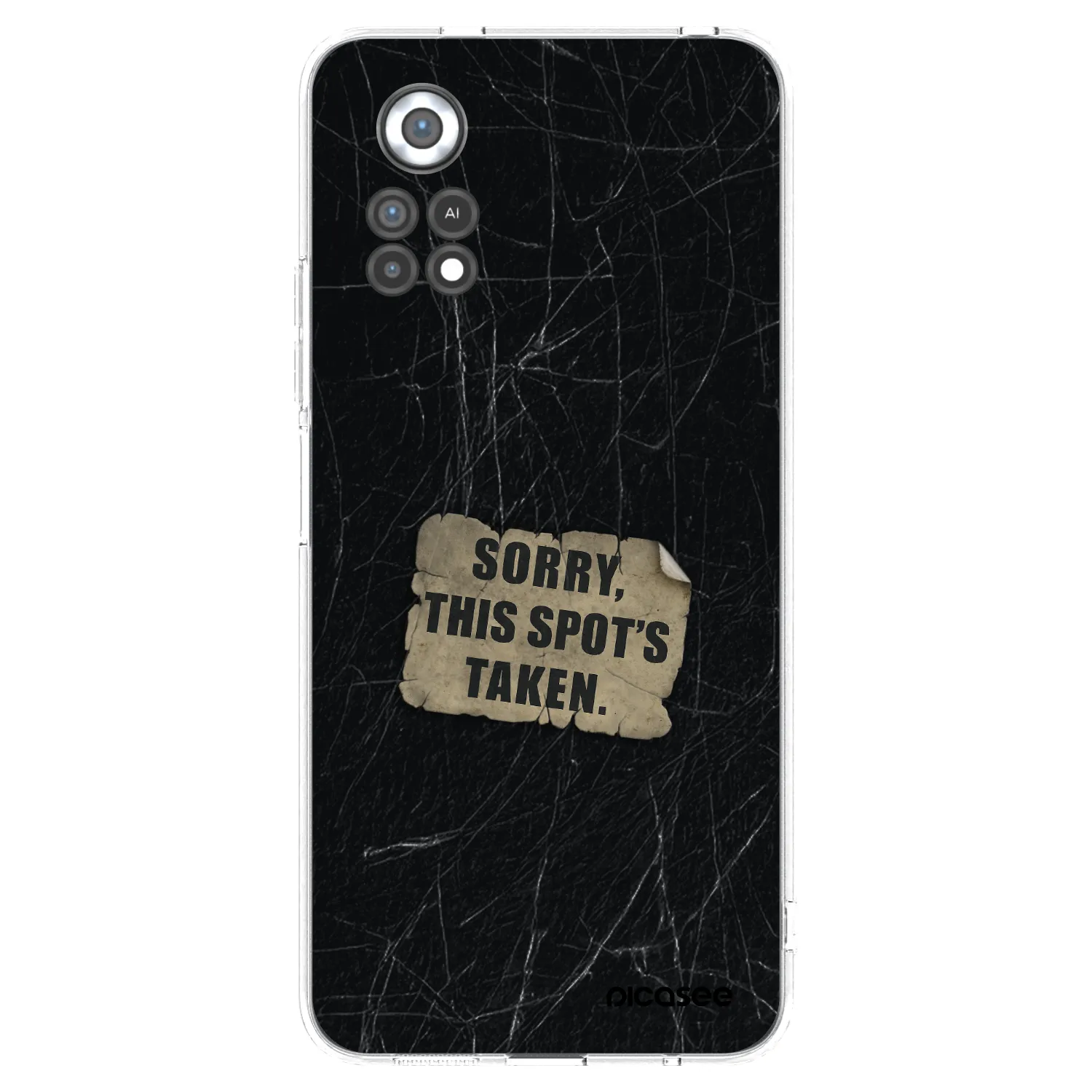 Picasee silikónový prehľadný obal pre Xiaomi Poco X4 Pro 5G - SORRY