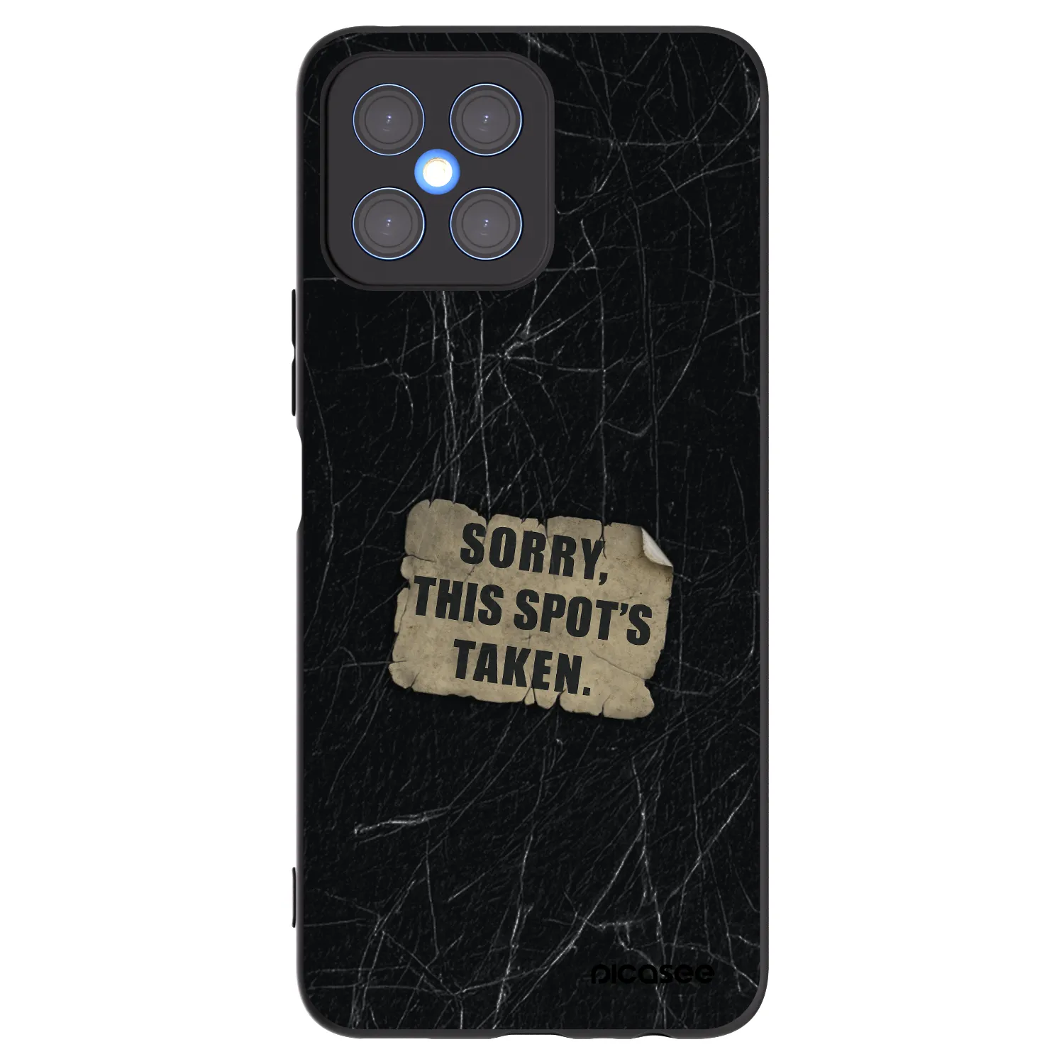 Picasee silikónový čierny obal pre Honor X8 4G - SORRY