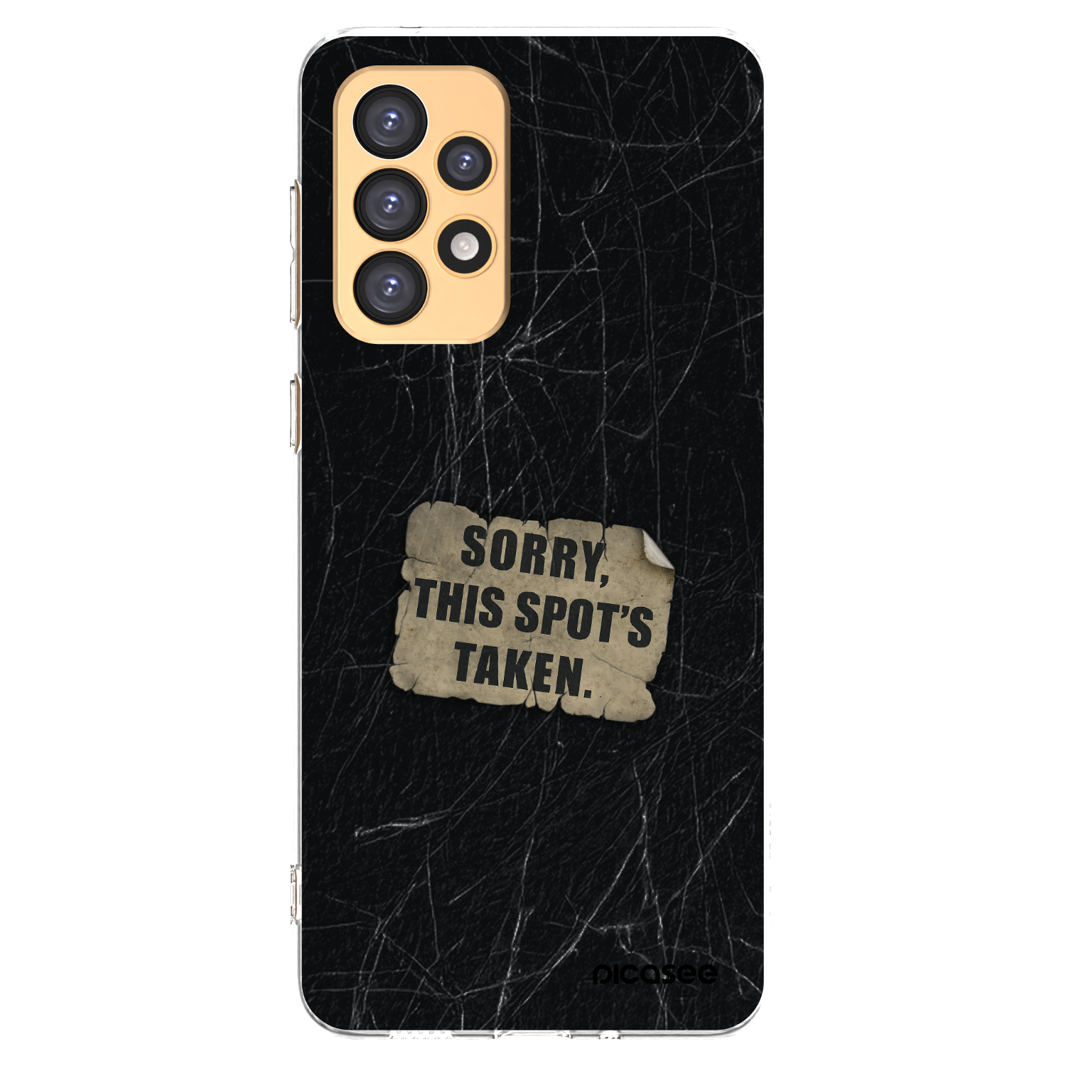 Picasee silikónový prehľadný obal pre Samsung Galaxy A33 5G A336 - SORRY