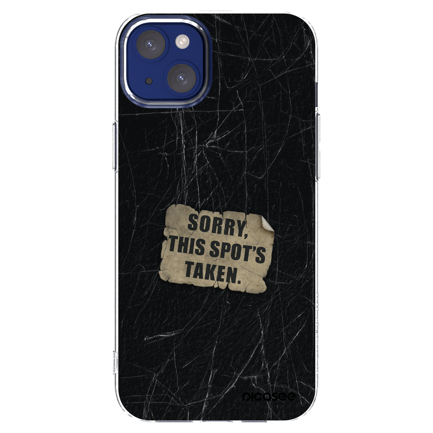 Picasee silikónový prehľadný obal pre Apple iPhone 14 Plus - SORRY